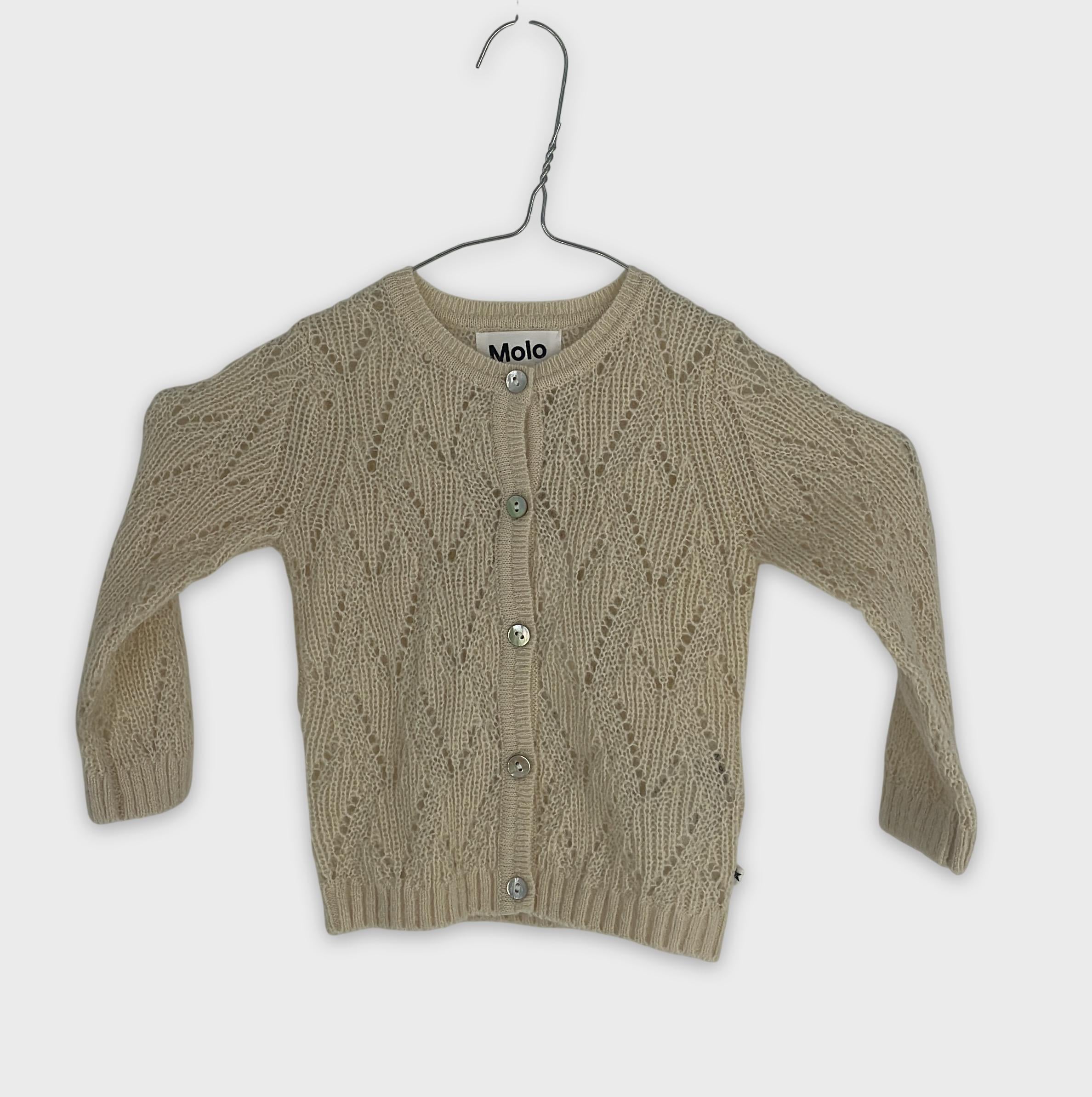 0-Molo - Gilet en maille ajourée - Taille Inconnue (Enfant)