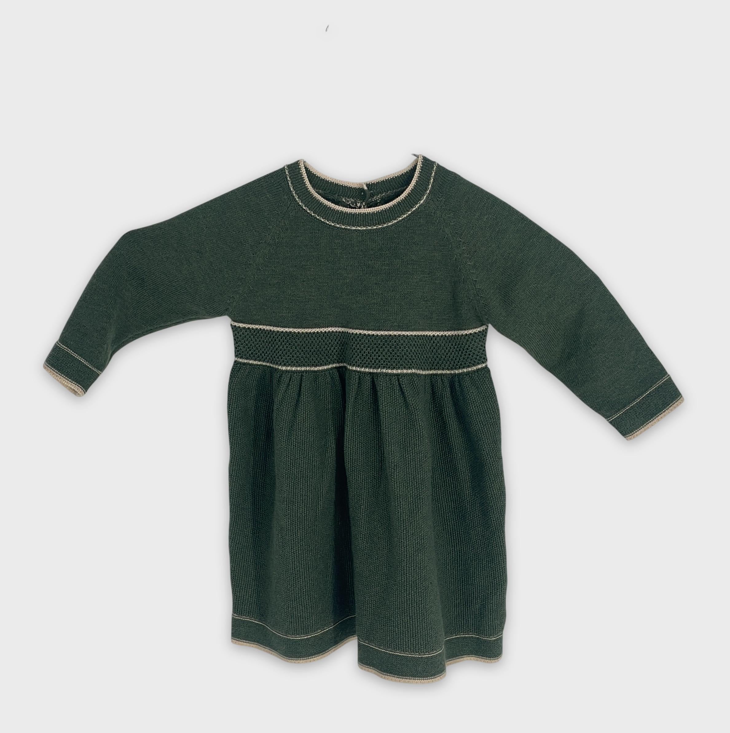 0-Inconnue - Robe en maille - 12-18 mois