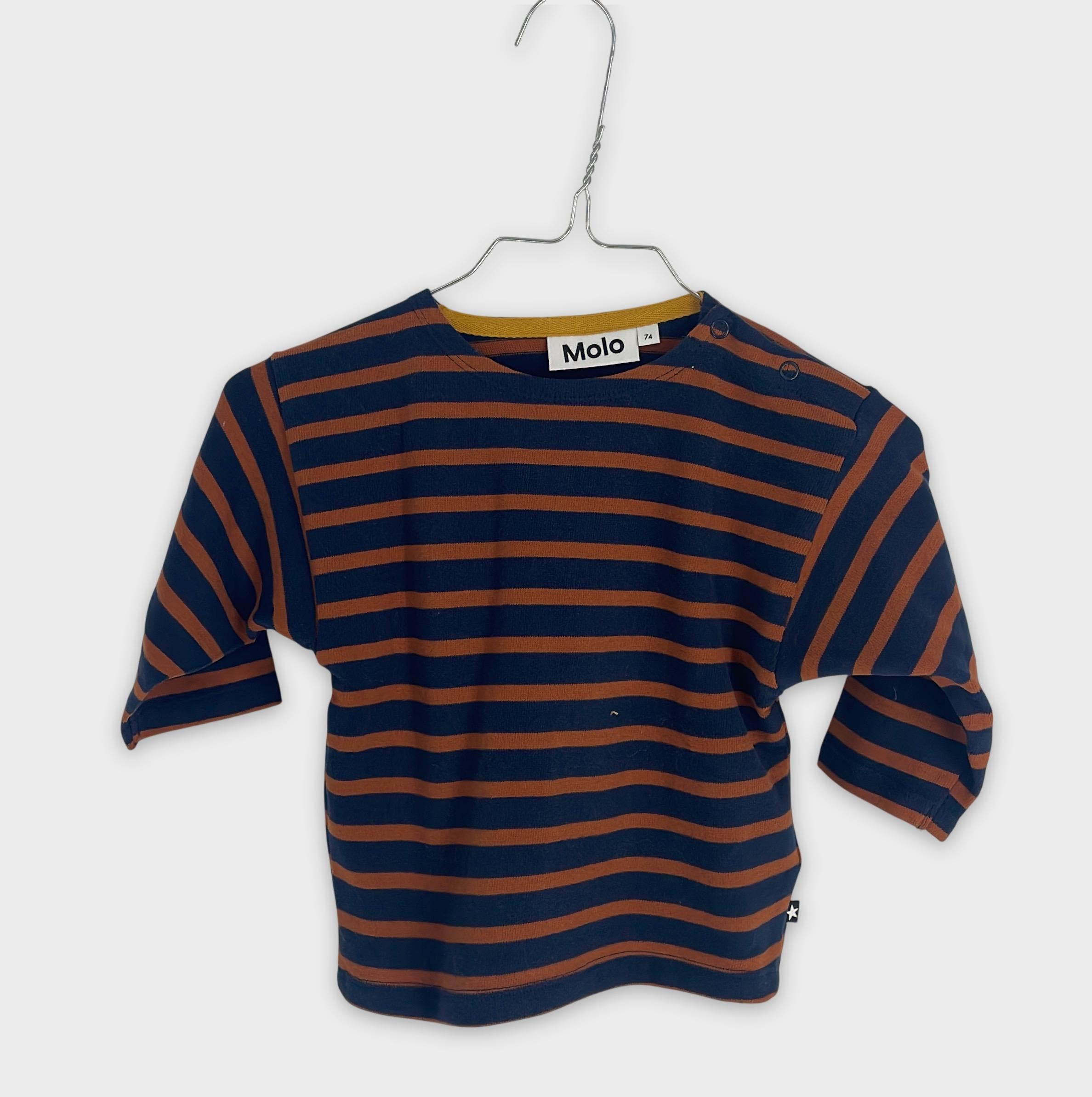 0-Molo - T-shirt rayé à manches longues - 74