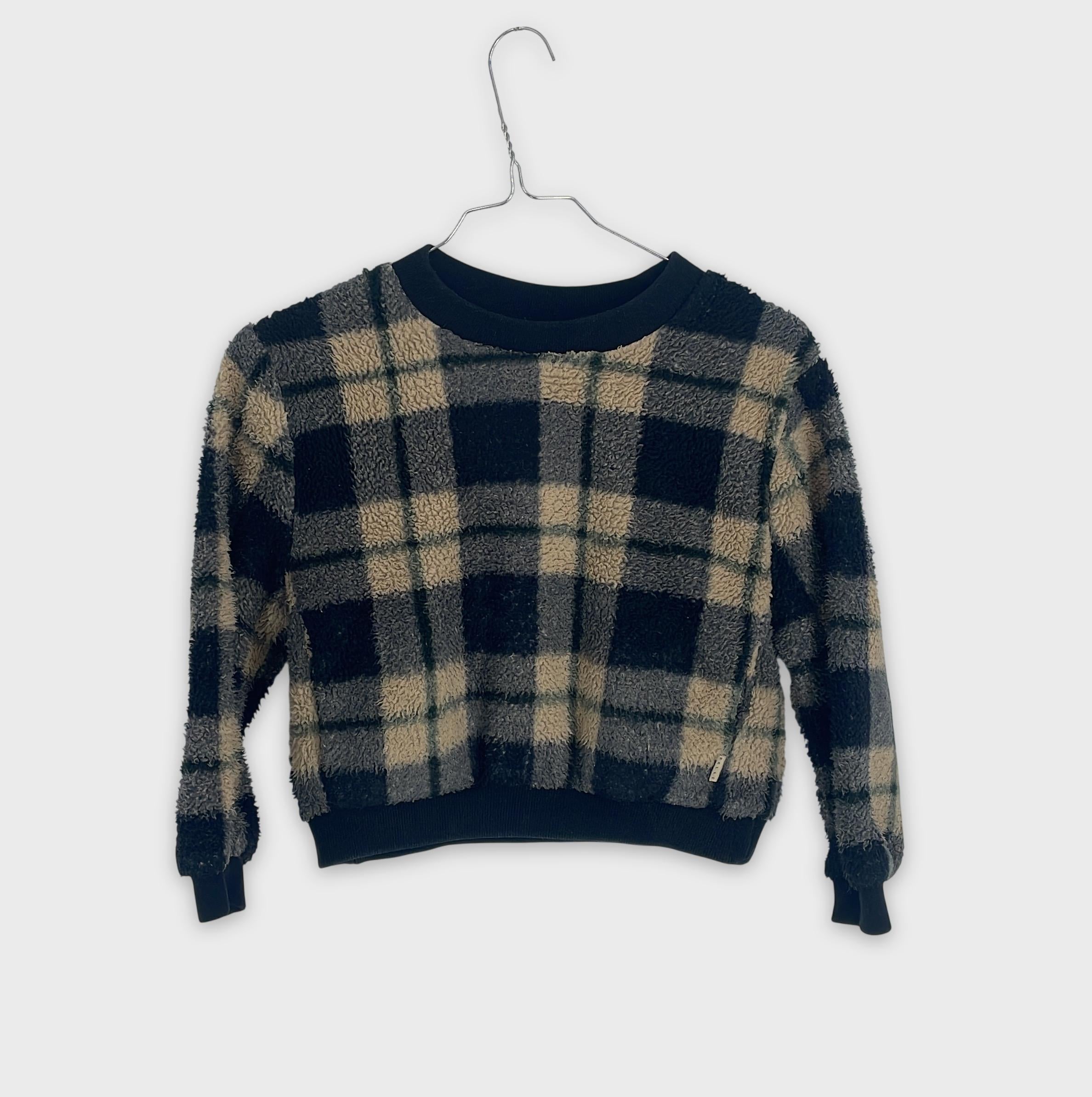 0-Bellerose - Sweat Polaire Plaid - Taille 8