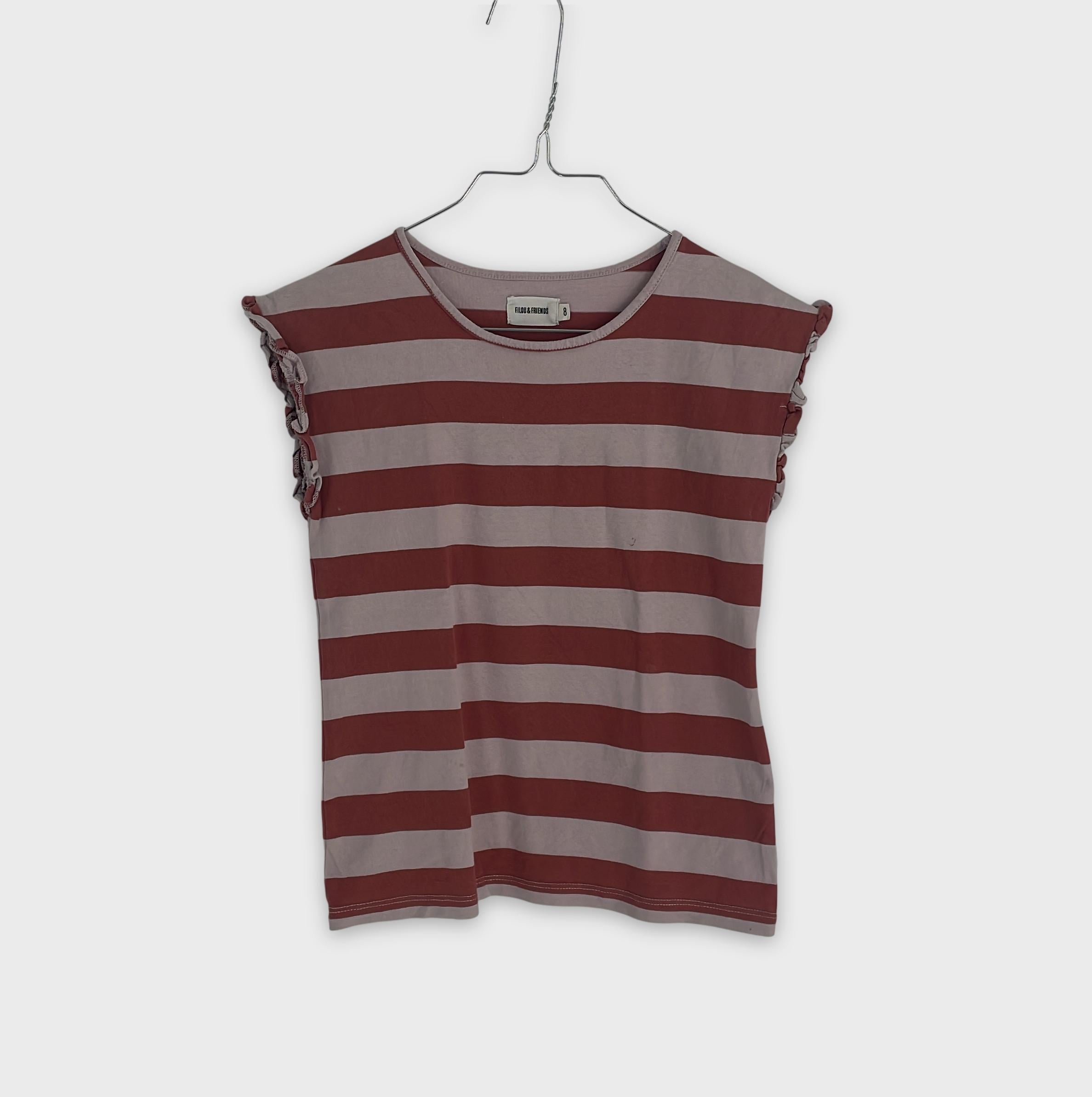 0-Filou & Friends - T-shirt rayé - Taille 8 ans