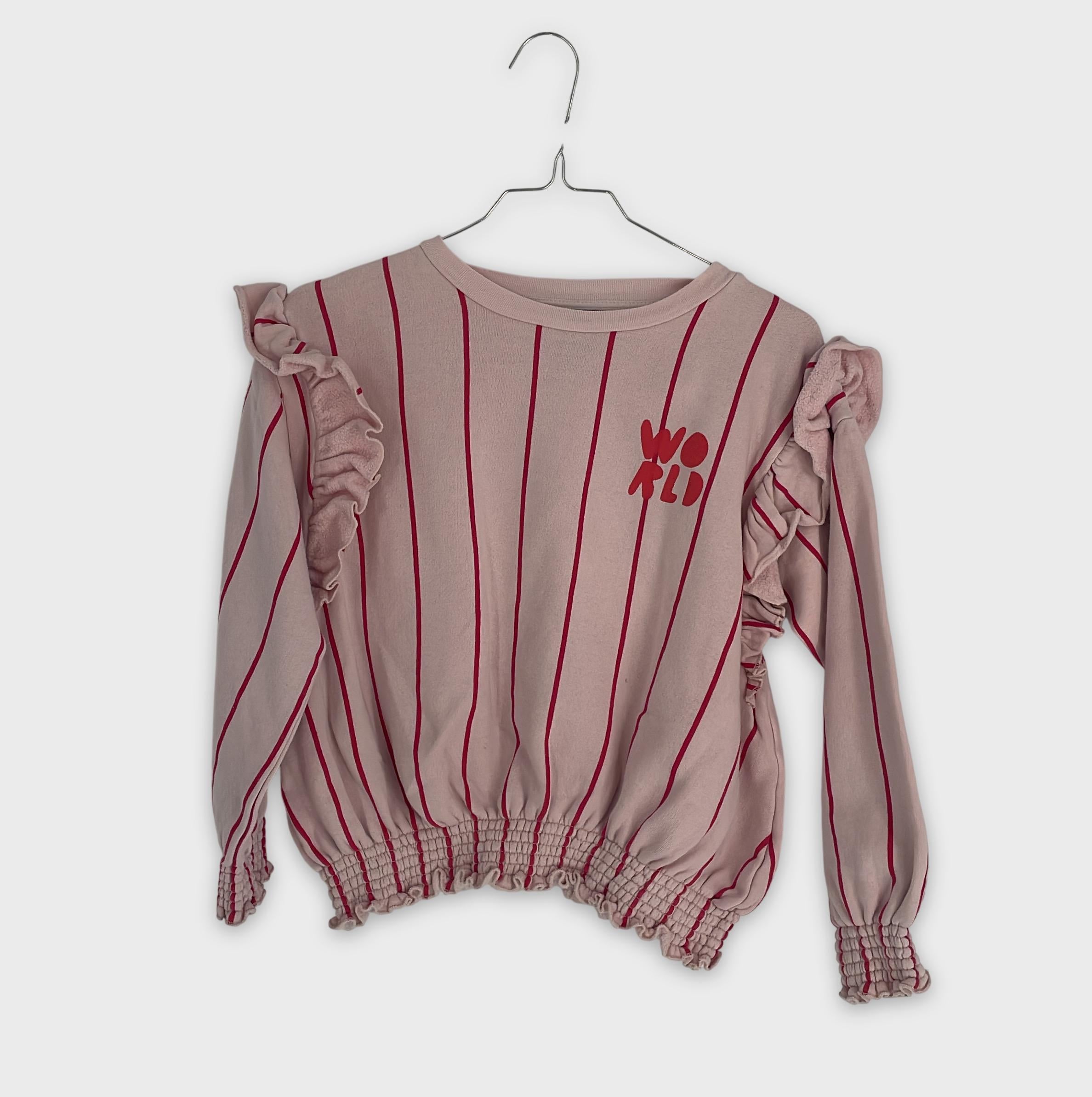 0-BONMOT - Sweatshirt rayé - 6-7 ans