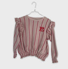 0-BONMOT - Sweatshirt rayé - 6-7 ans