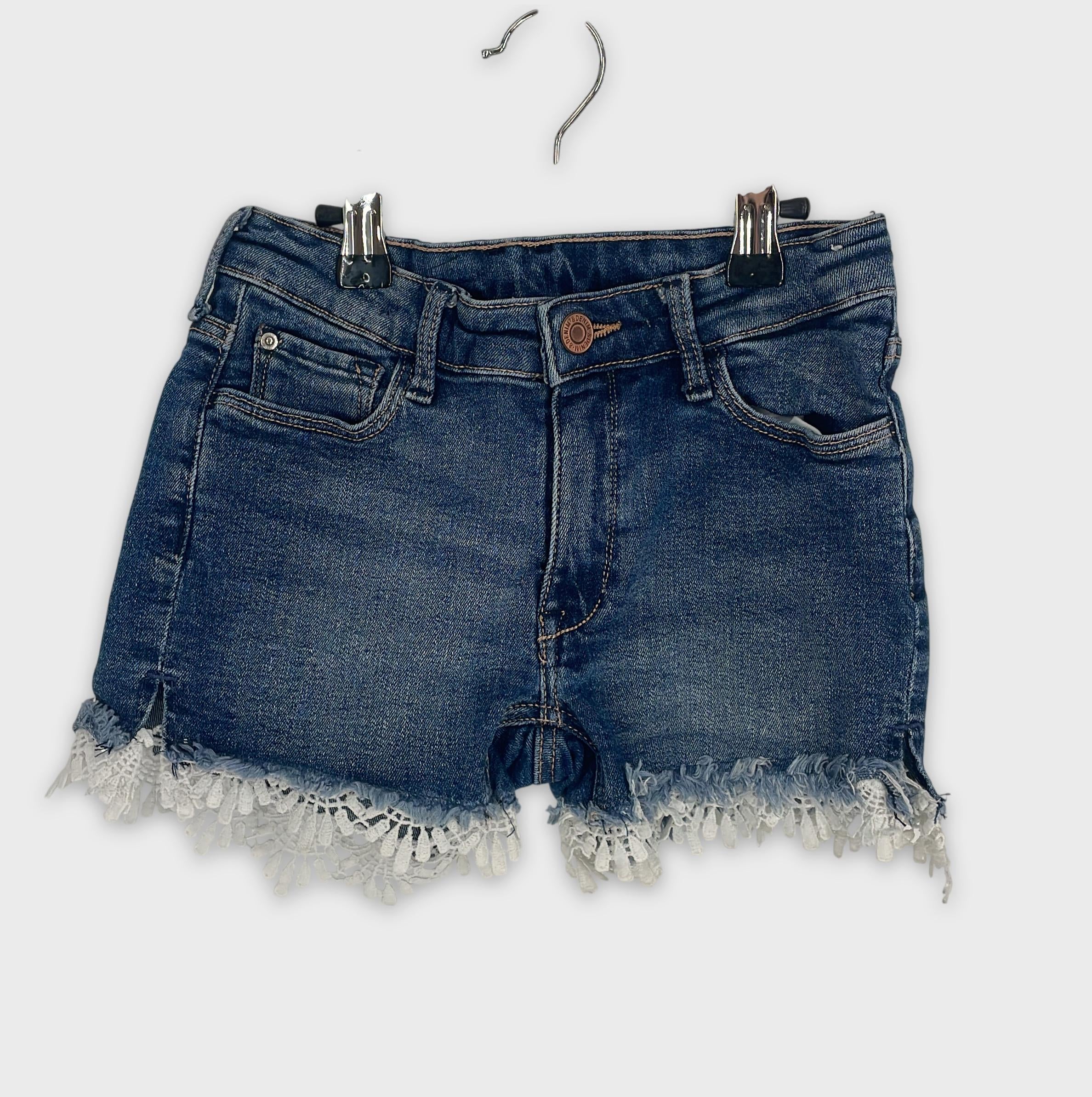 0-H&M - Short en jean - 6-7 ans