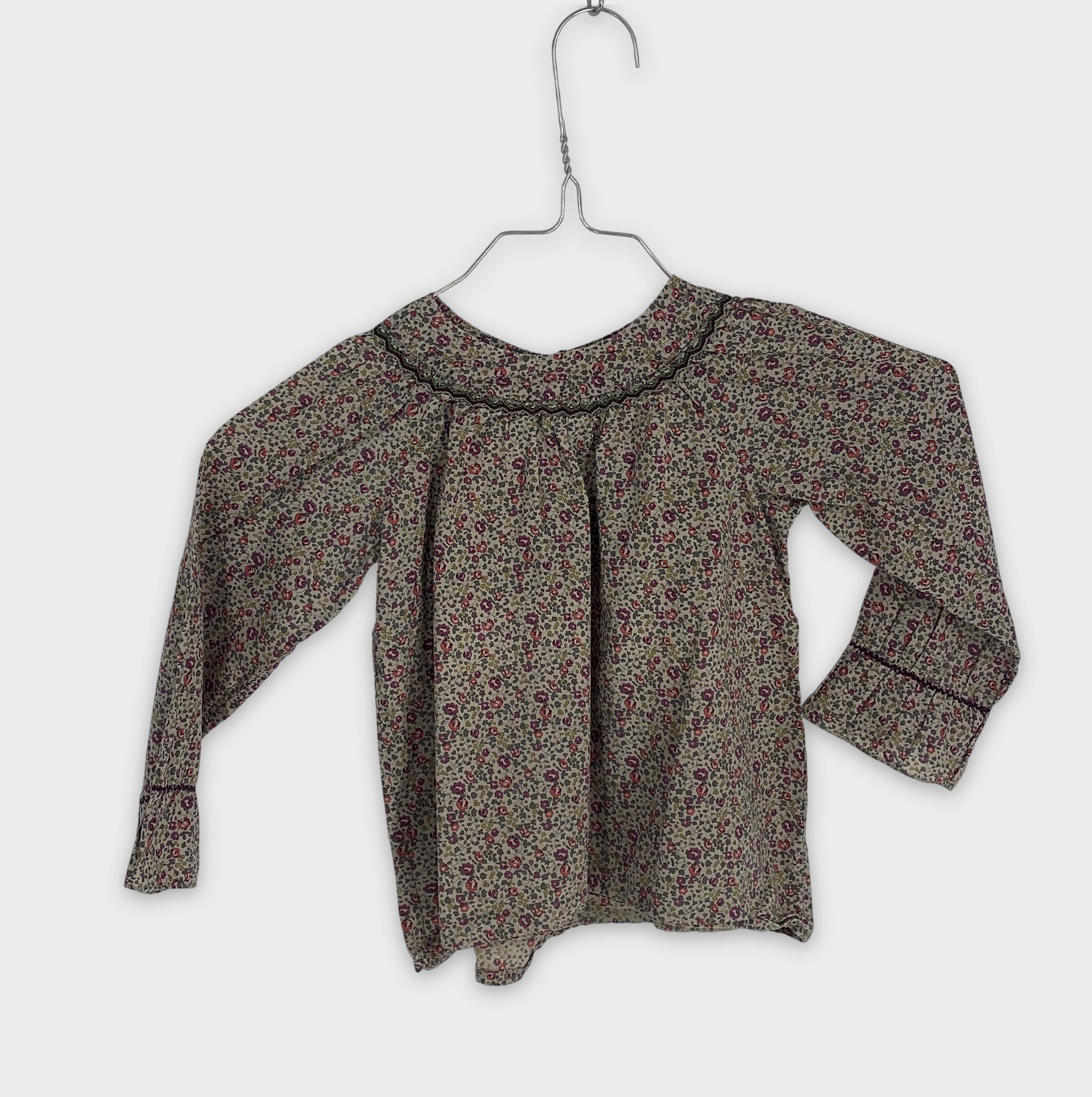 0-Jacadi - Blouse Florale - Taille 4 ans