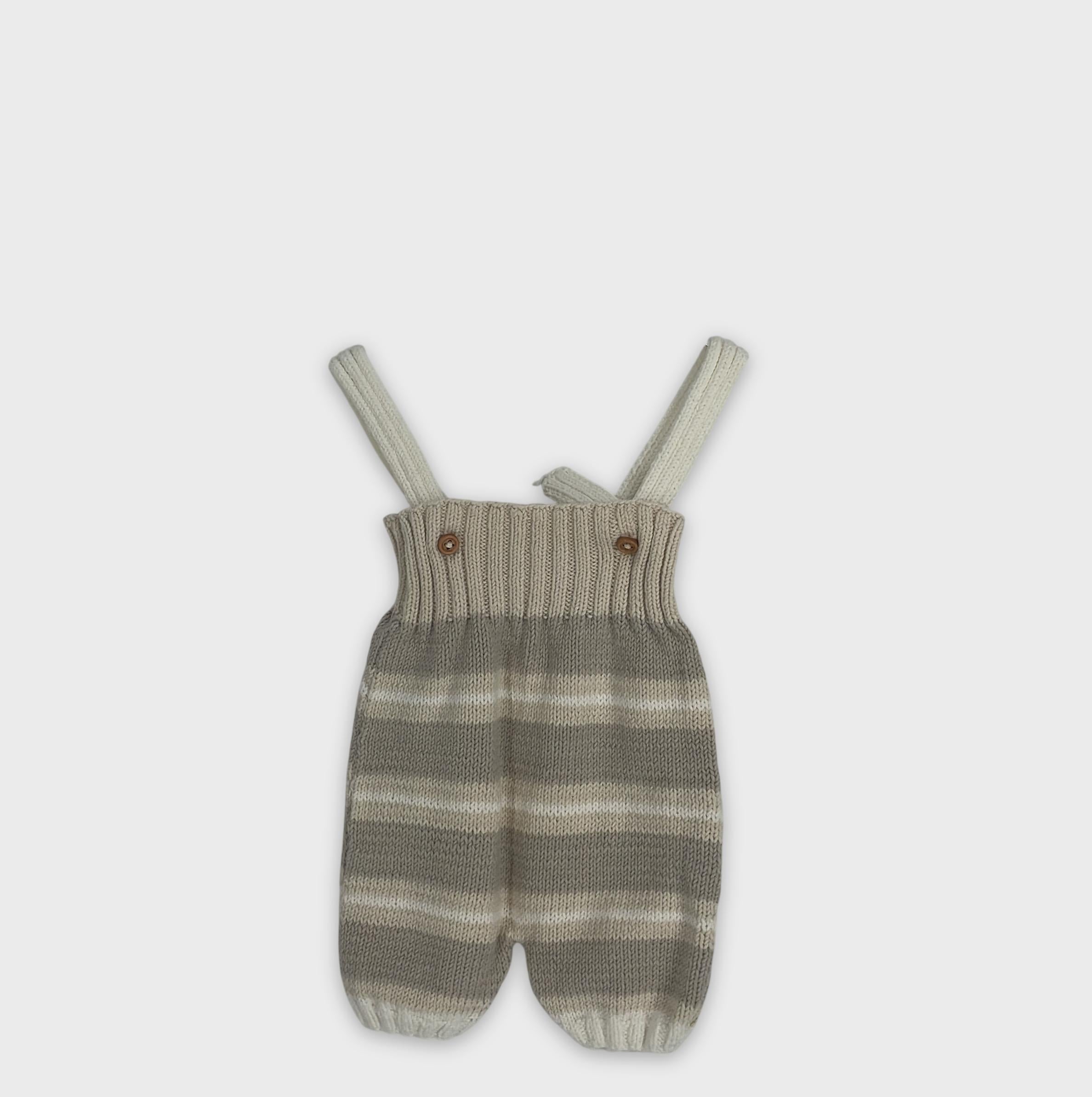0-Inconnu - Salopette bébé tricotée - Taille 0-3 mois
