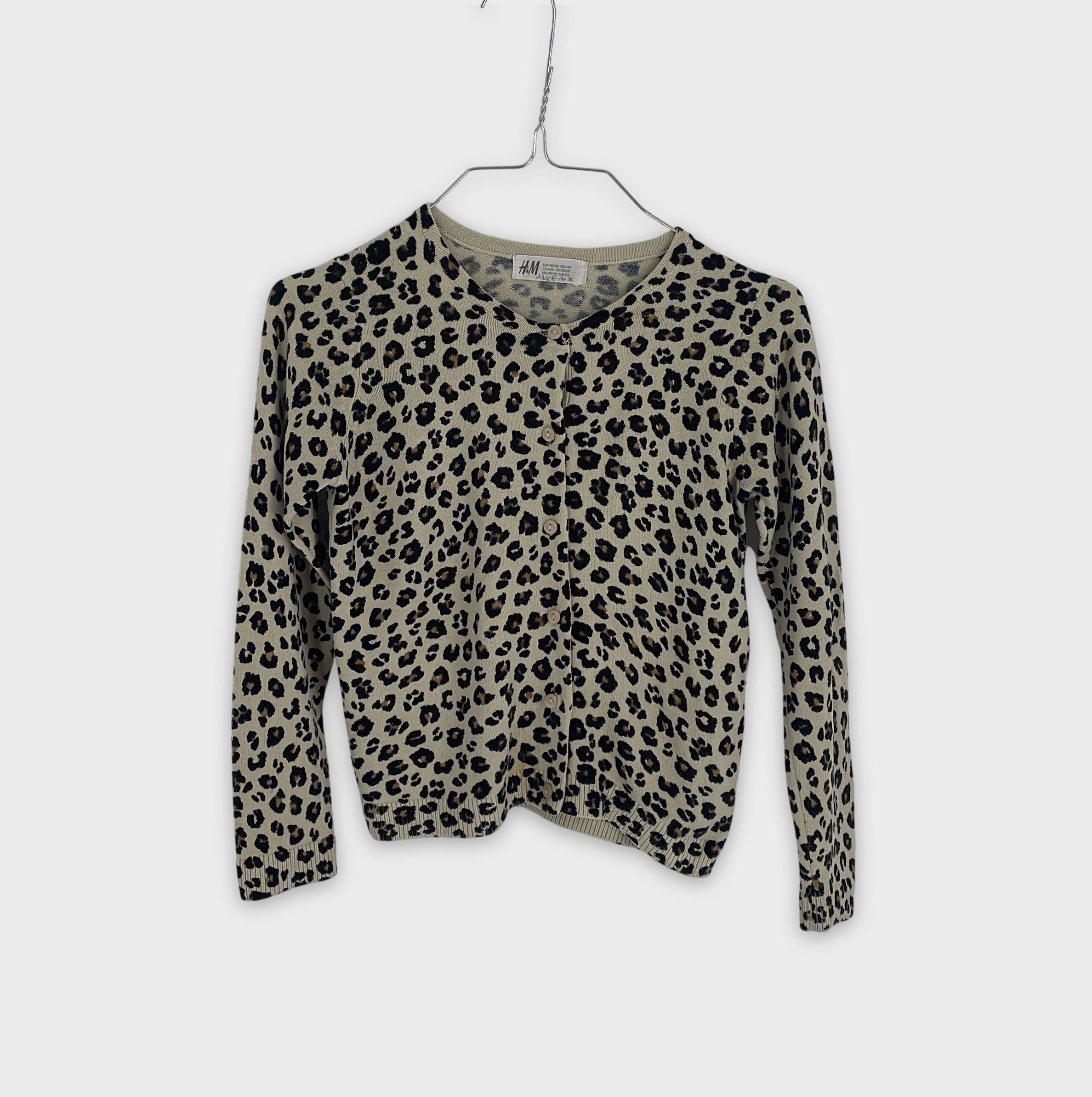 0-H&M - Gilet à motif léopard - 4-6 ans