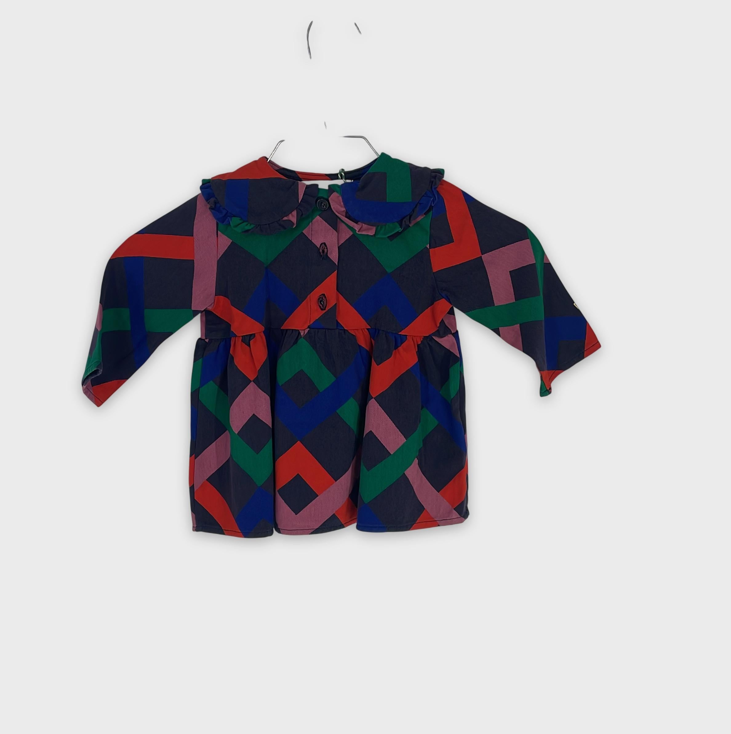 0-BOBO CHOSES - Blouse à motifs géométriques - 6 mois (68 cm)