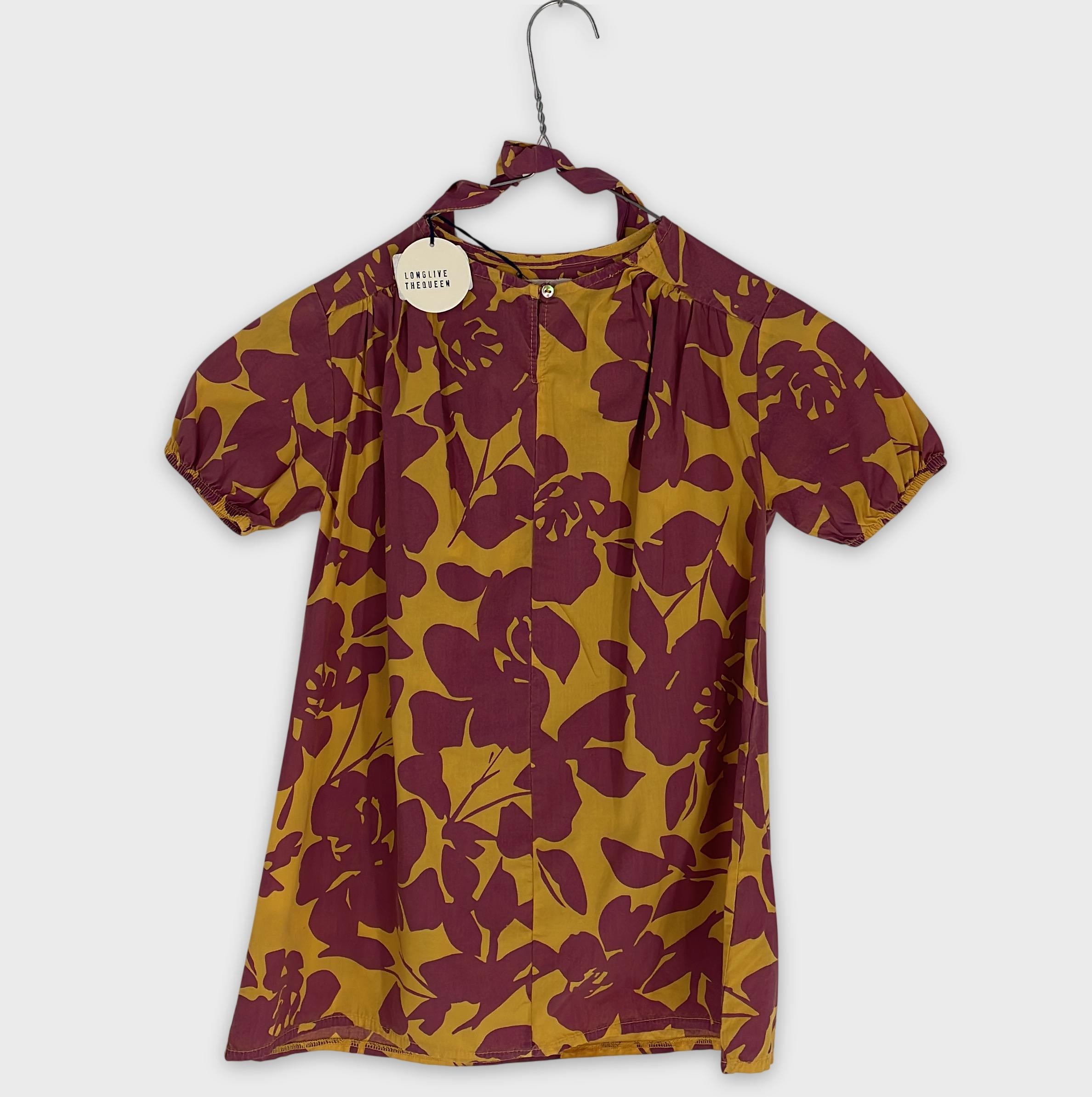 0-Longlive The Queen - Robe Fleurie - 6Y