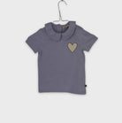 0-CARLIJNO - T-shirt Col Claudine - 98/104