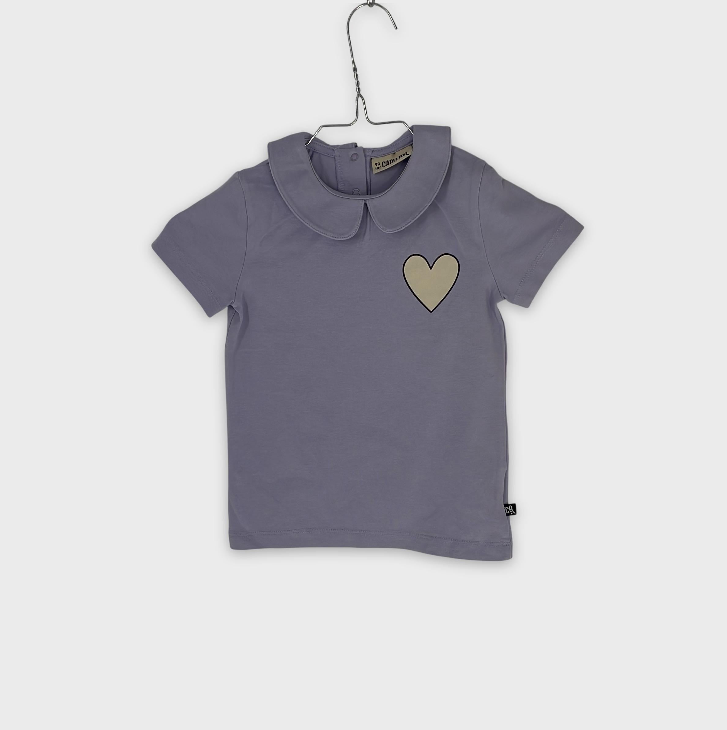 0-CARLIJNO - T-shirt Col Claudine - 98/104