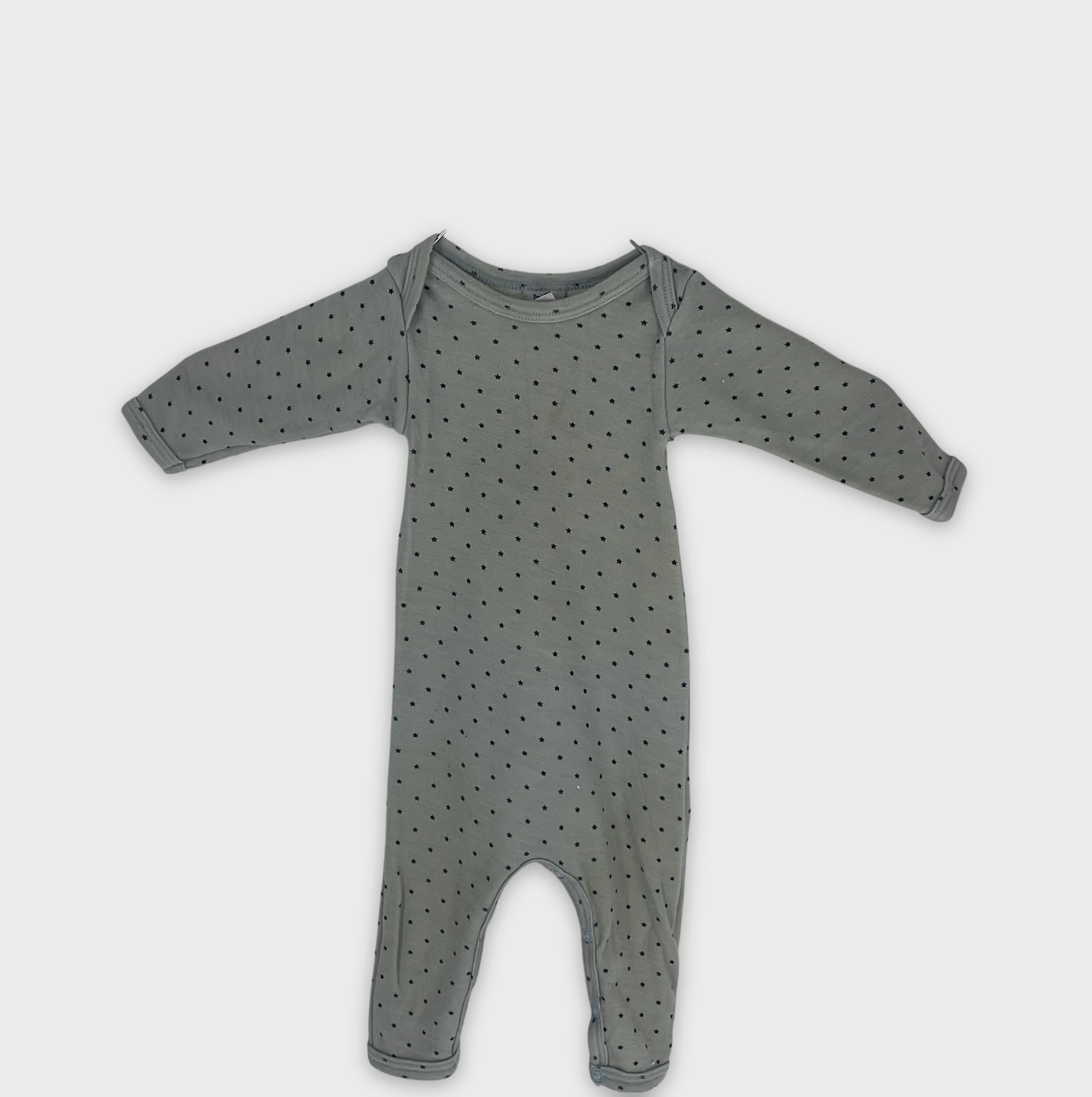 0-Petit Bateau - Combinaison Pyjama - 3 mois (60cm)