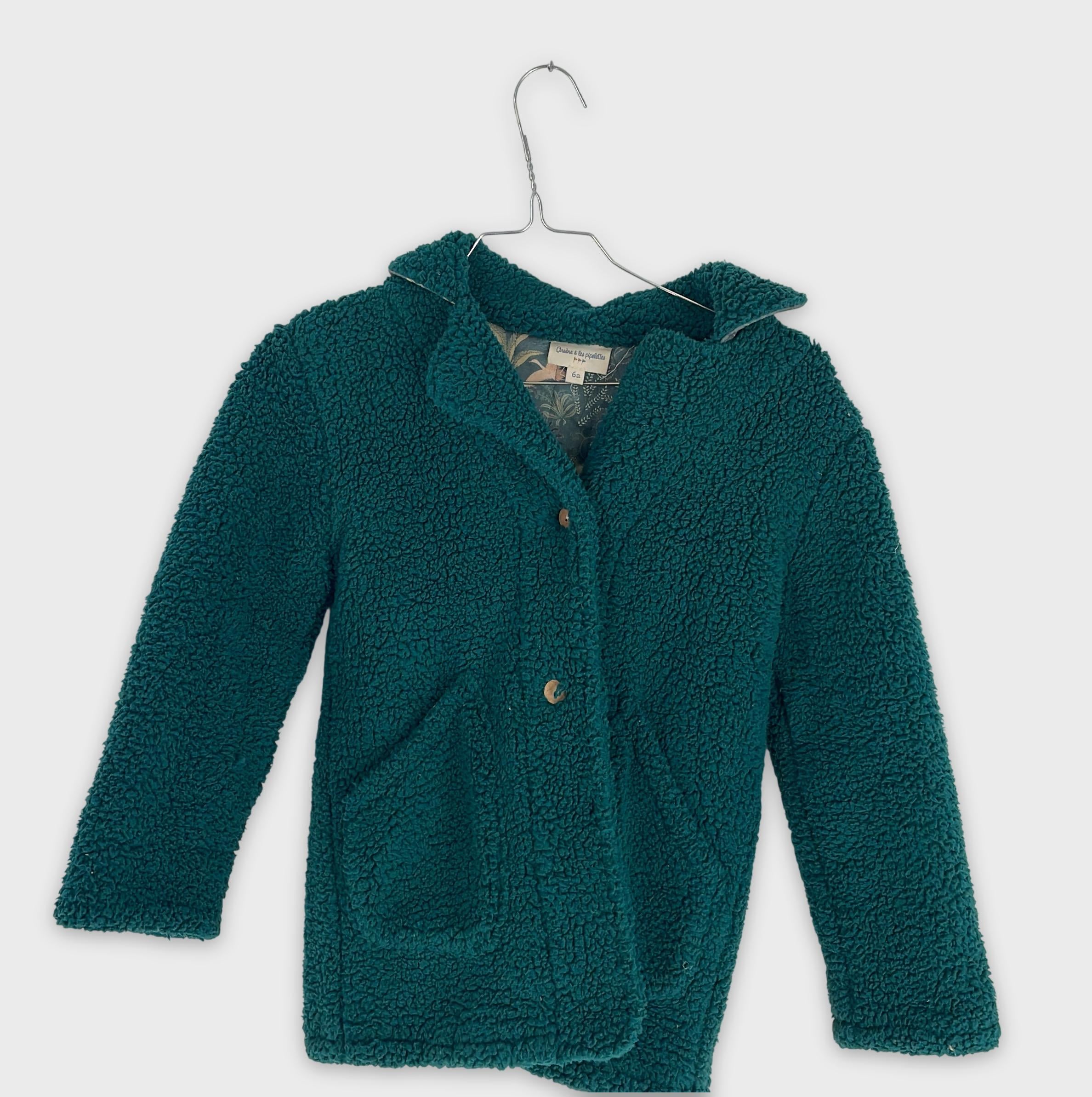 0-La Petite Collection - Veste Teddy - Taille S