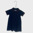 0-Petit Bateau - Combinaison Polo - 12 mois