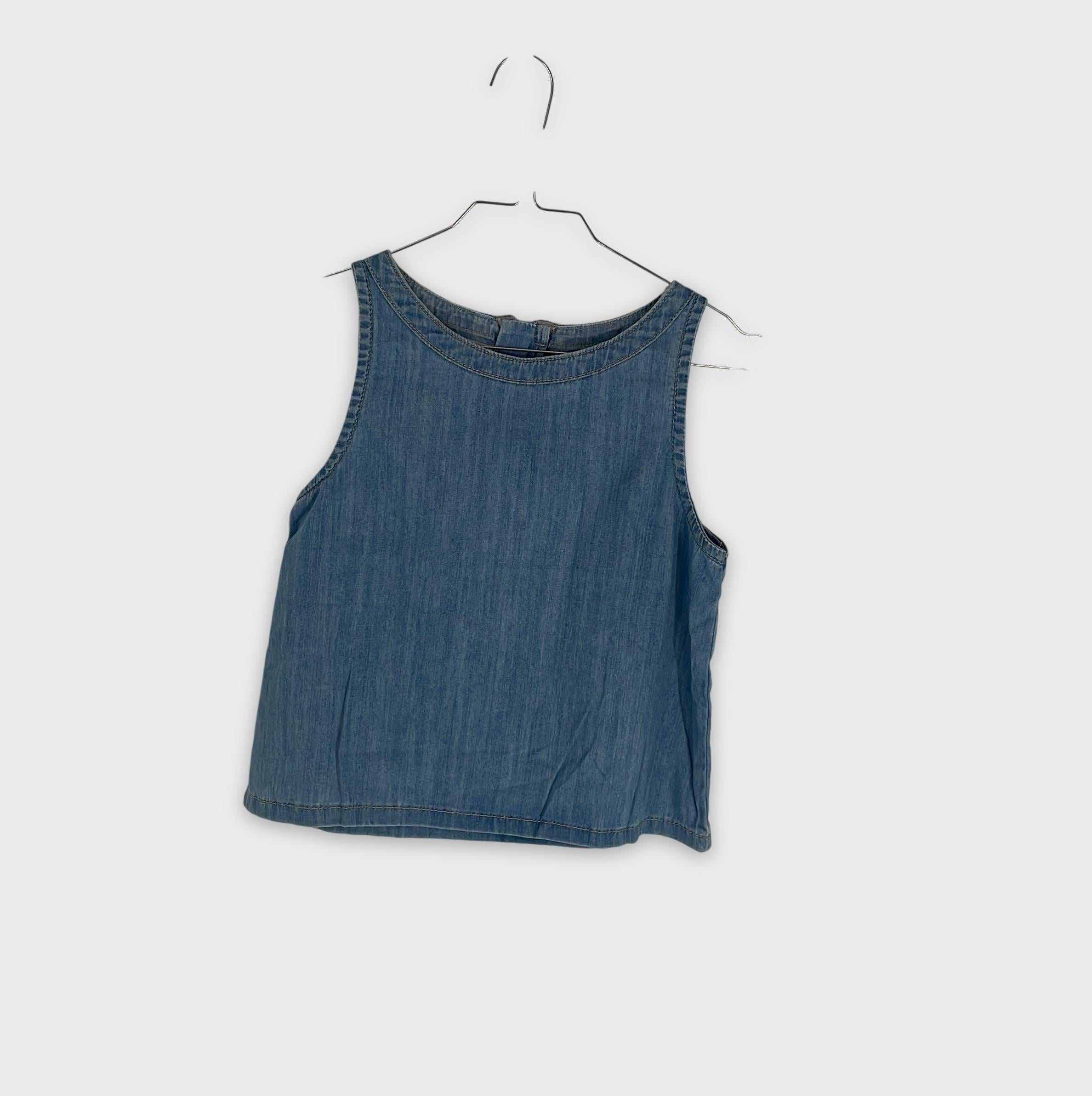 0-ZARA - Débardeur en denim - 12-13 ANS (156 CM)