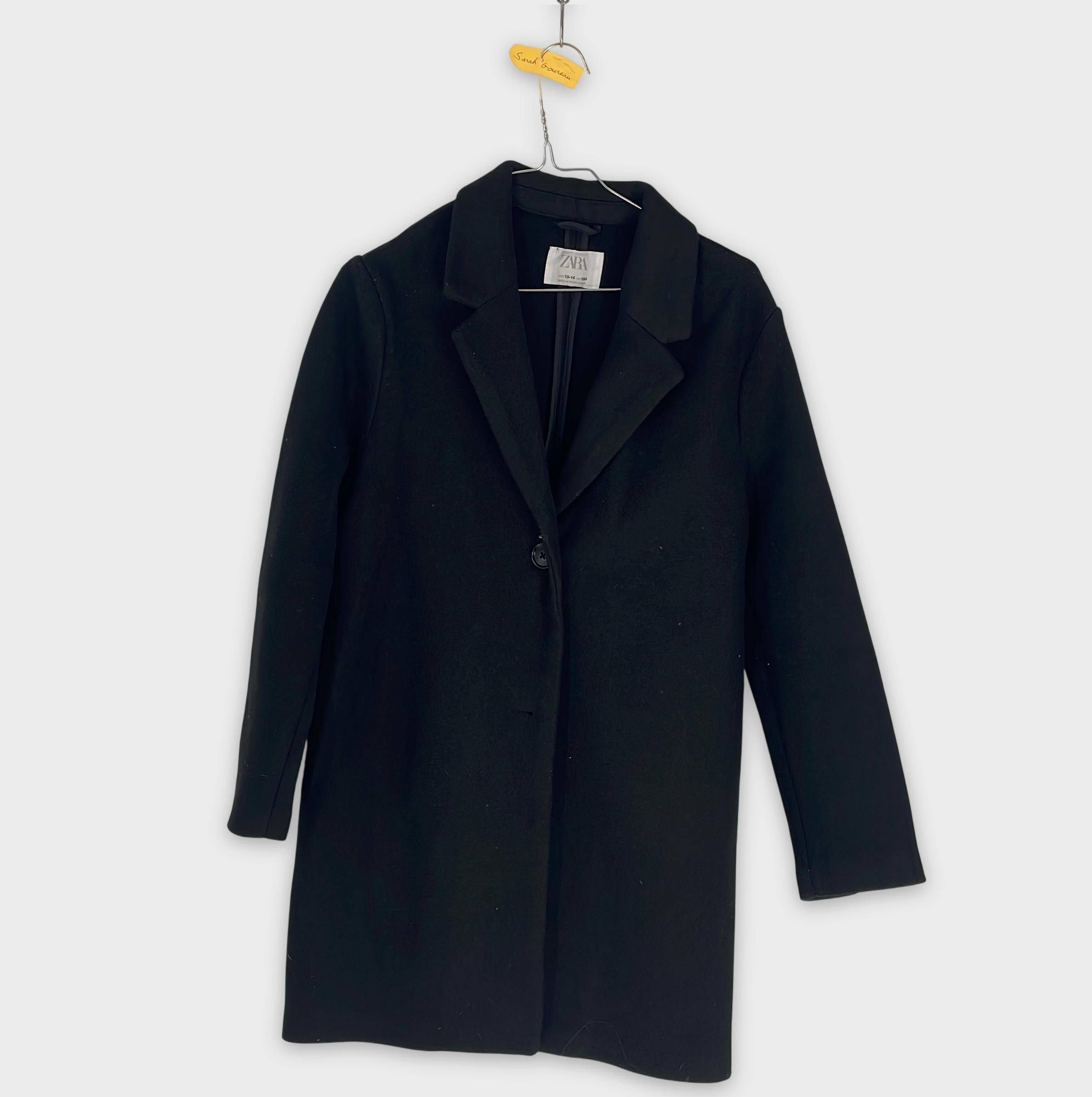 0-ZARA - Manteau Droit - Taille enfant 13-14 ans