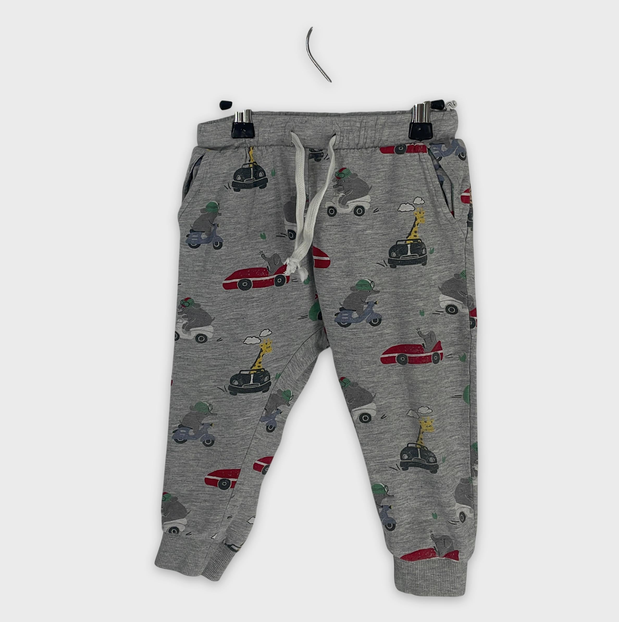 0-H&M - Jogging imprimé - 2 ans