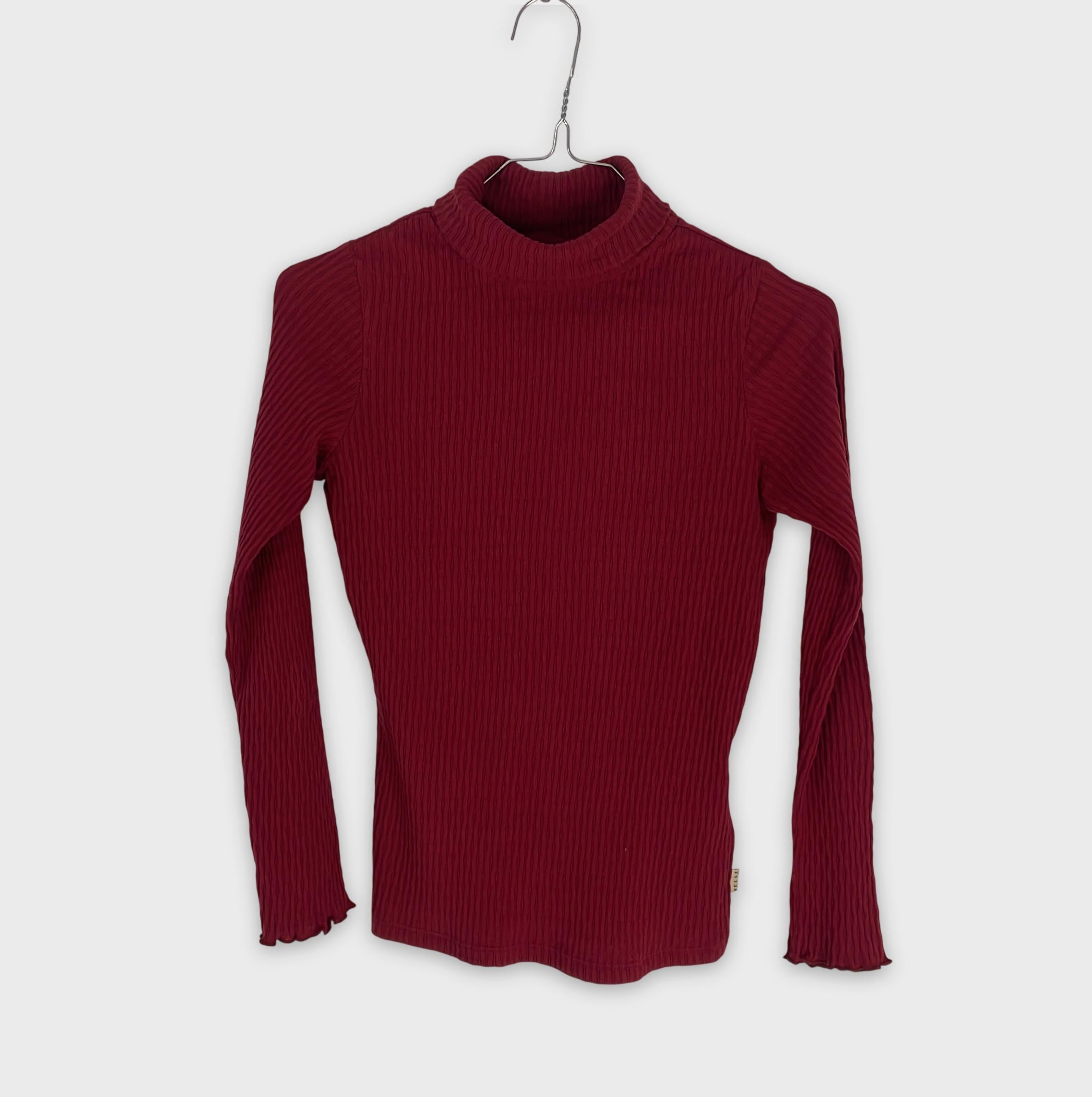 0-Bellerose - Top col roulé côtelé - Taille 12