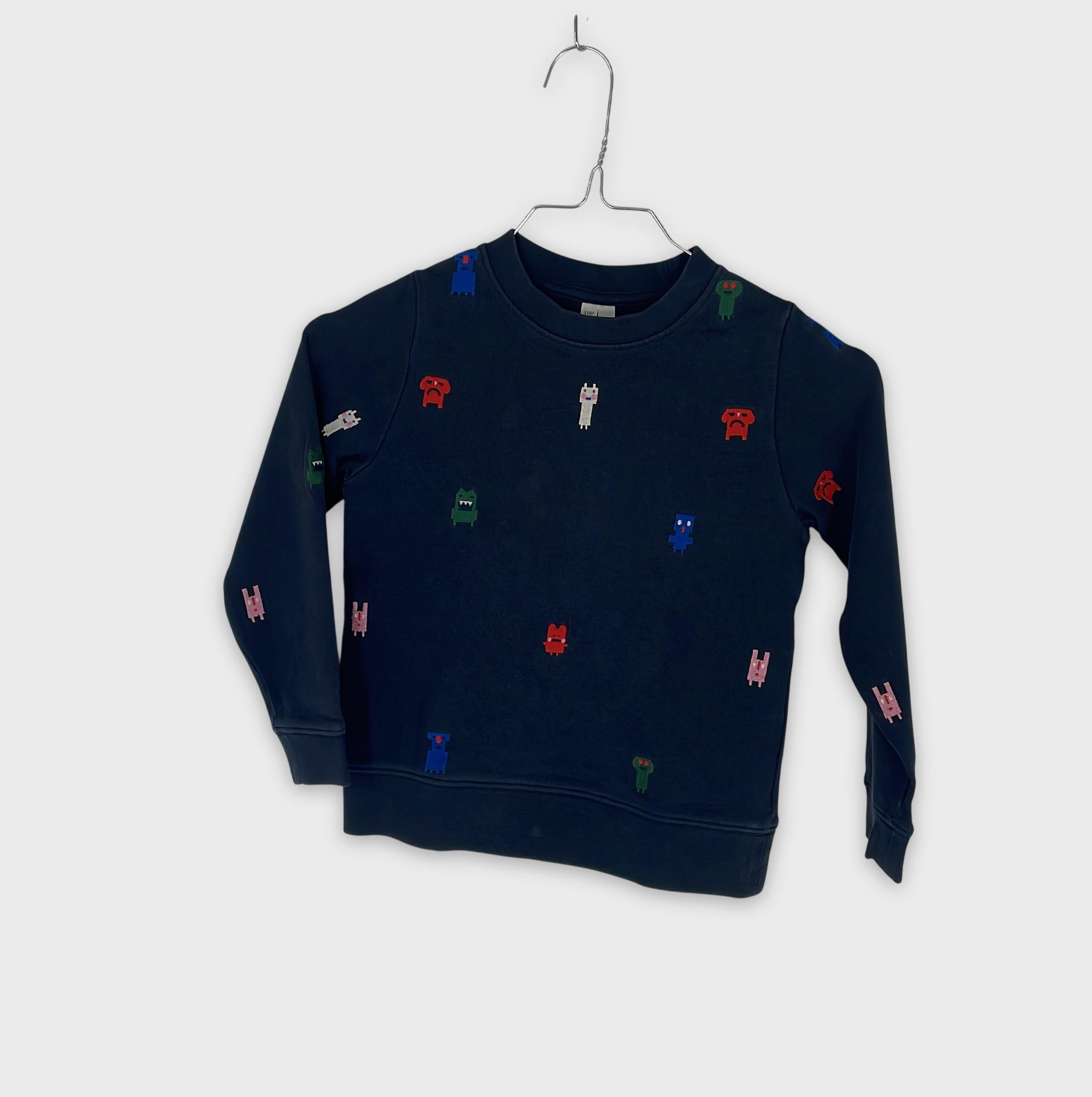 0-Sweat-shirt enfant - Motifs pixelisés - 110/116