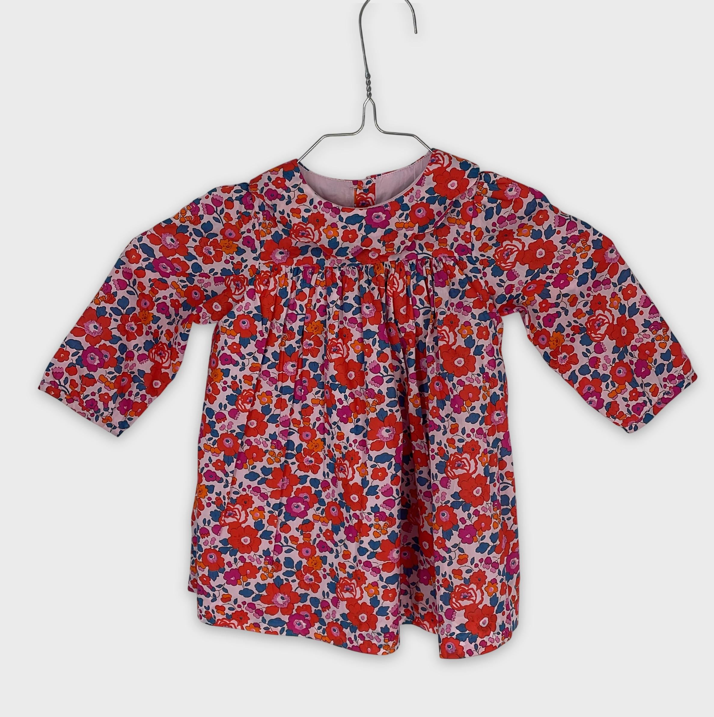 0-Jacadi - Robe Bébé Fille Fleurie - 12M (74cm)