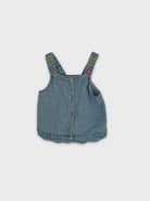 0-ZARA - Robe salopette en jean - 4 ans