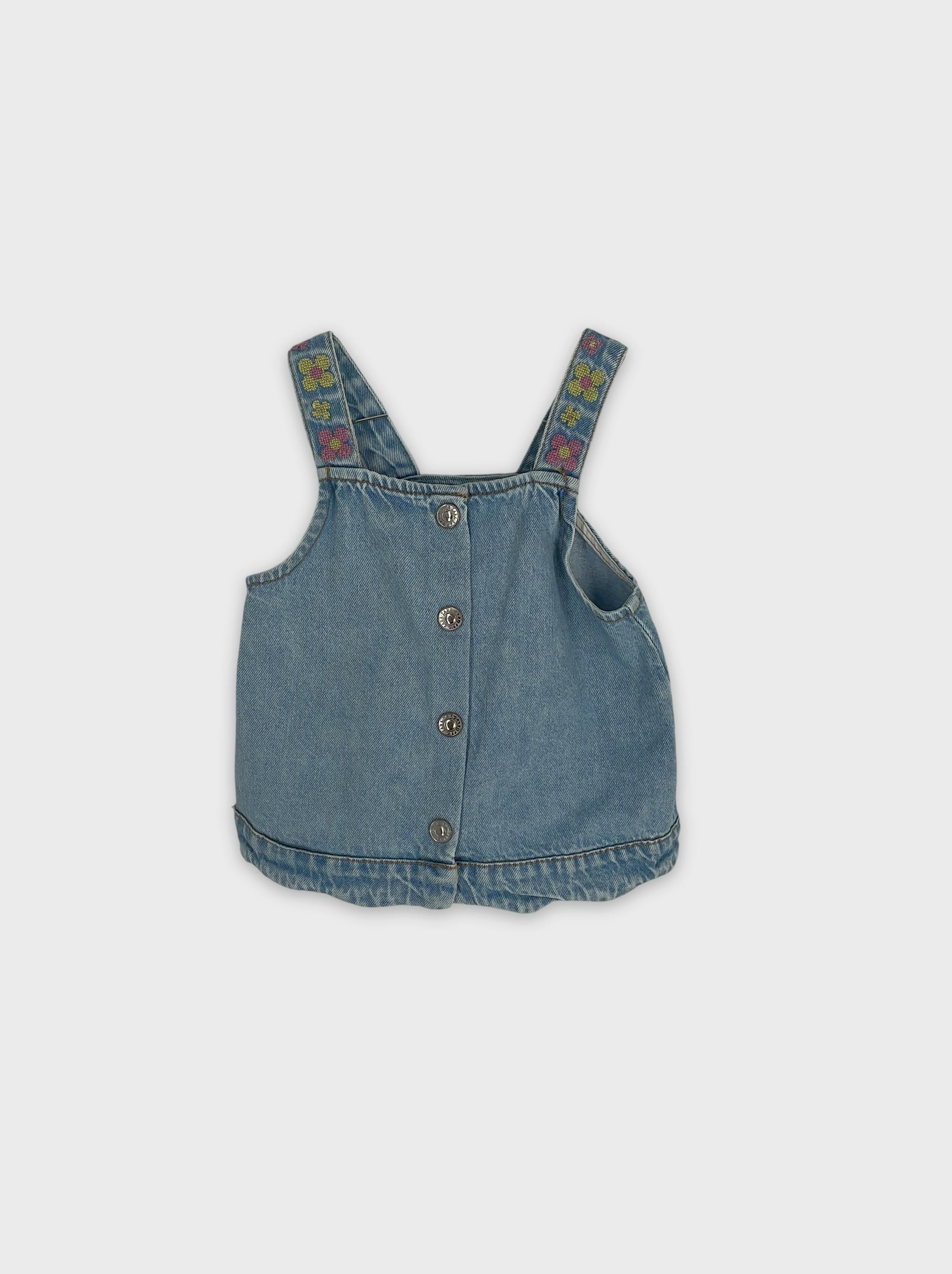 0-ZARA - Robe salopette en jean - 4 ans