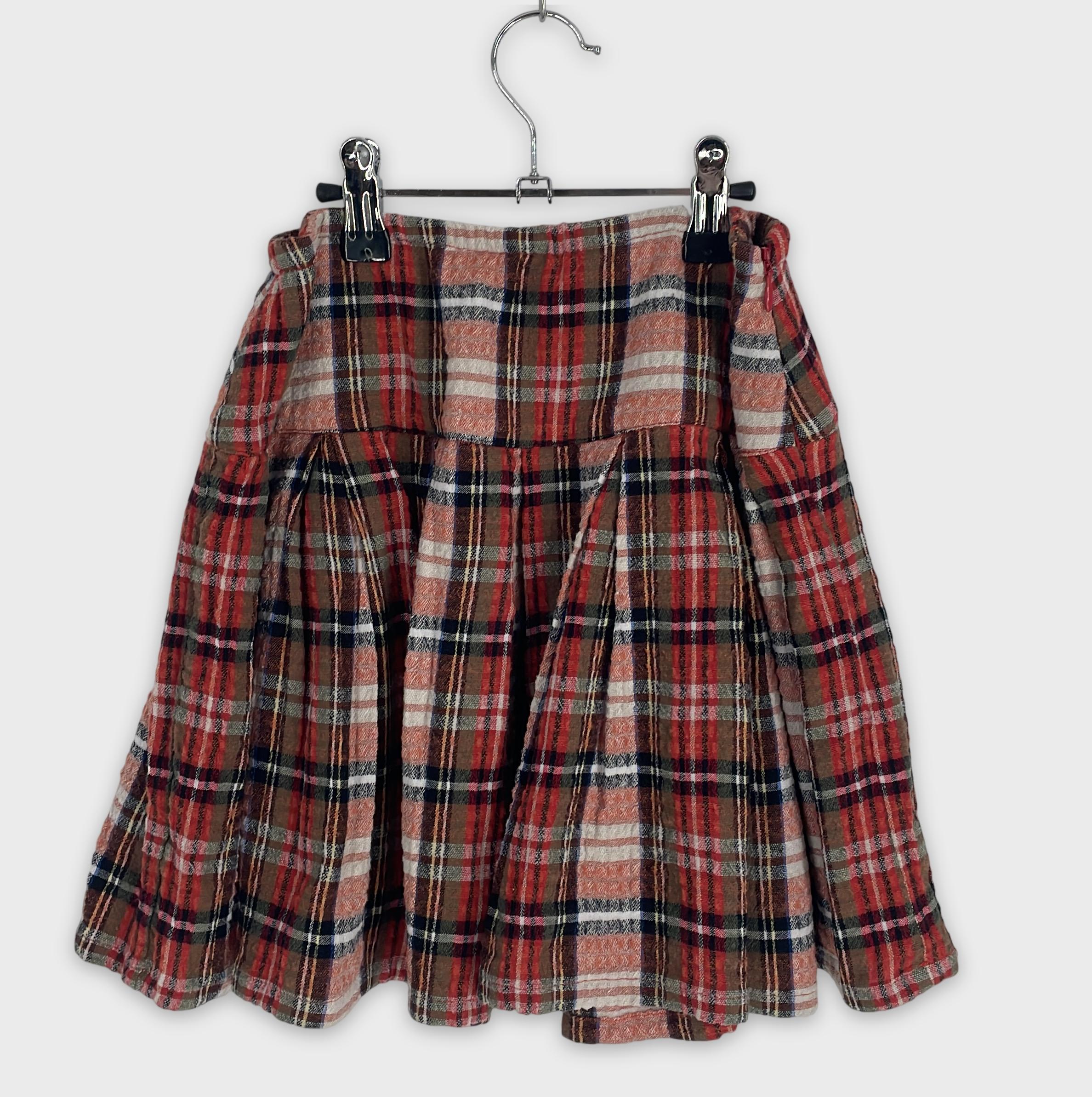 0-Bellerose - Jupe Plissée Carreaux - Taille 12 ans