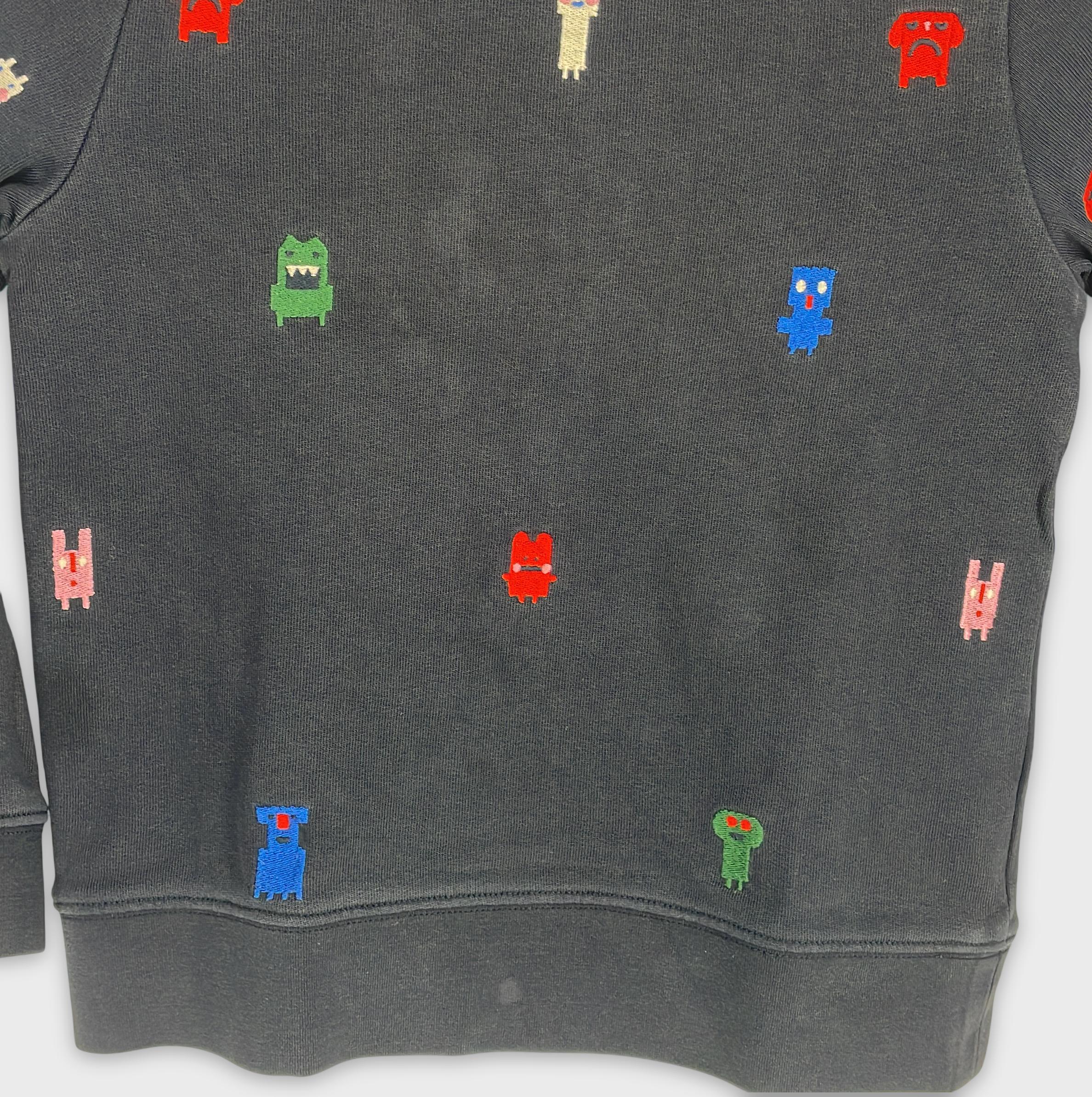 0-Sweatshirt - Motifs pixel - Taille inconnue