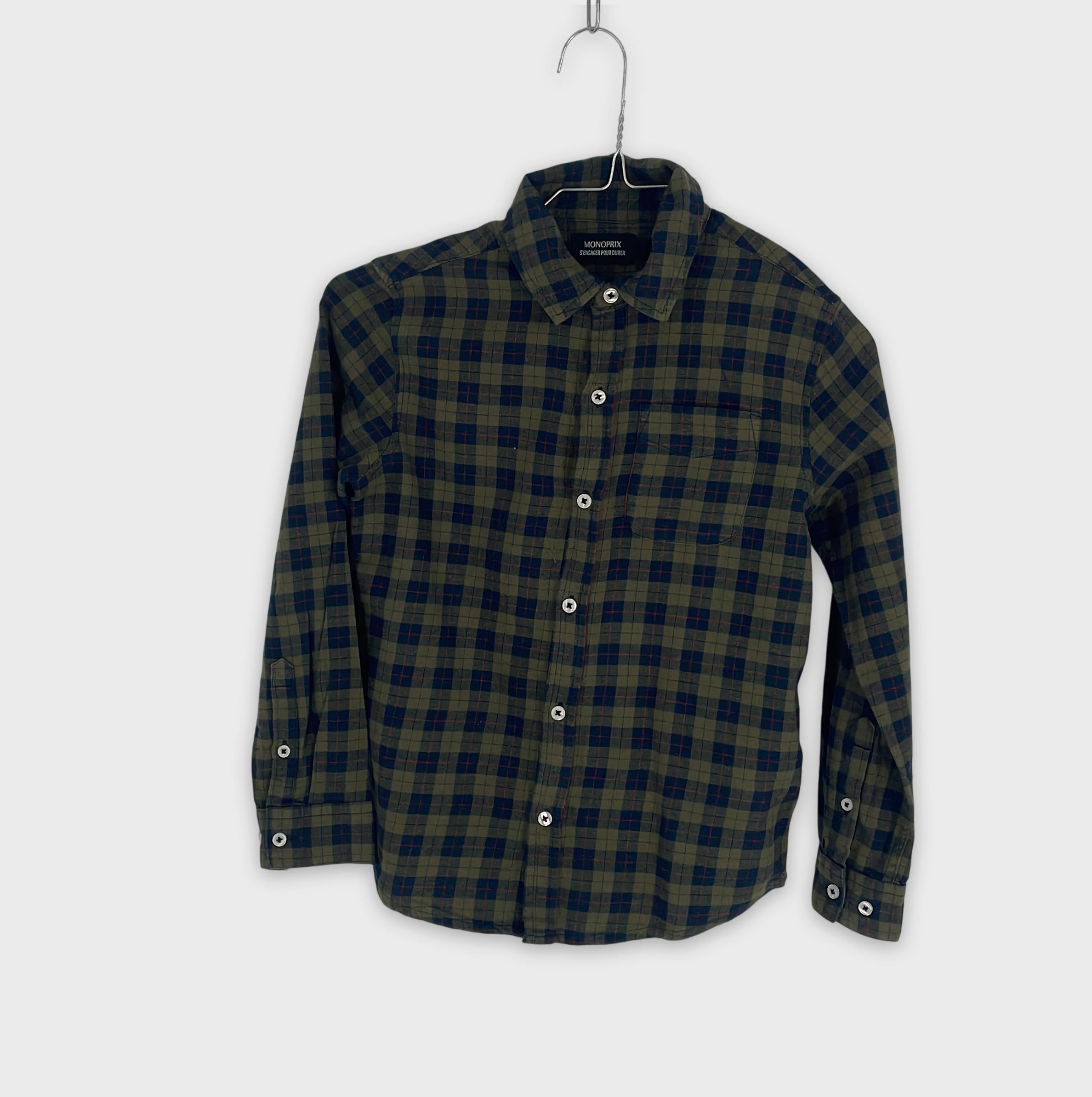 0-Monoprix - Chemise à Carreaux - Taille 8 ans