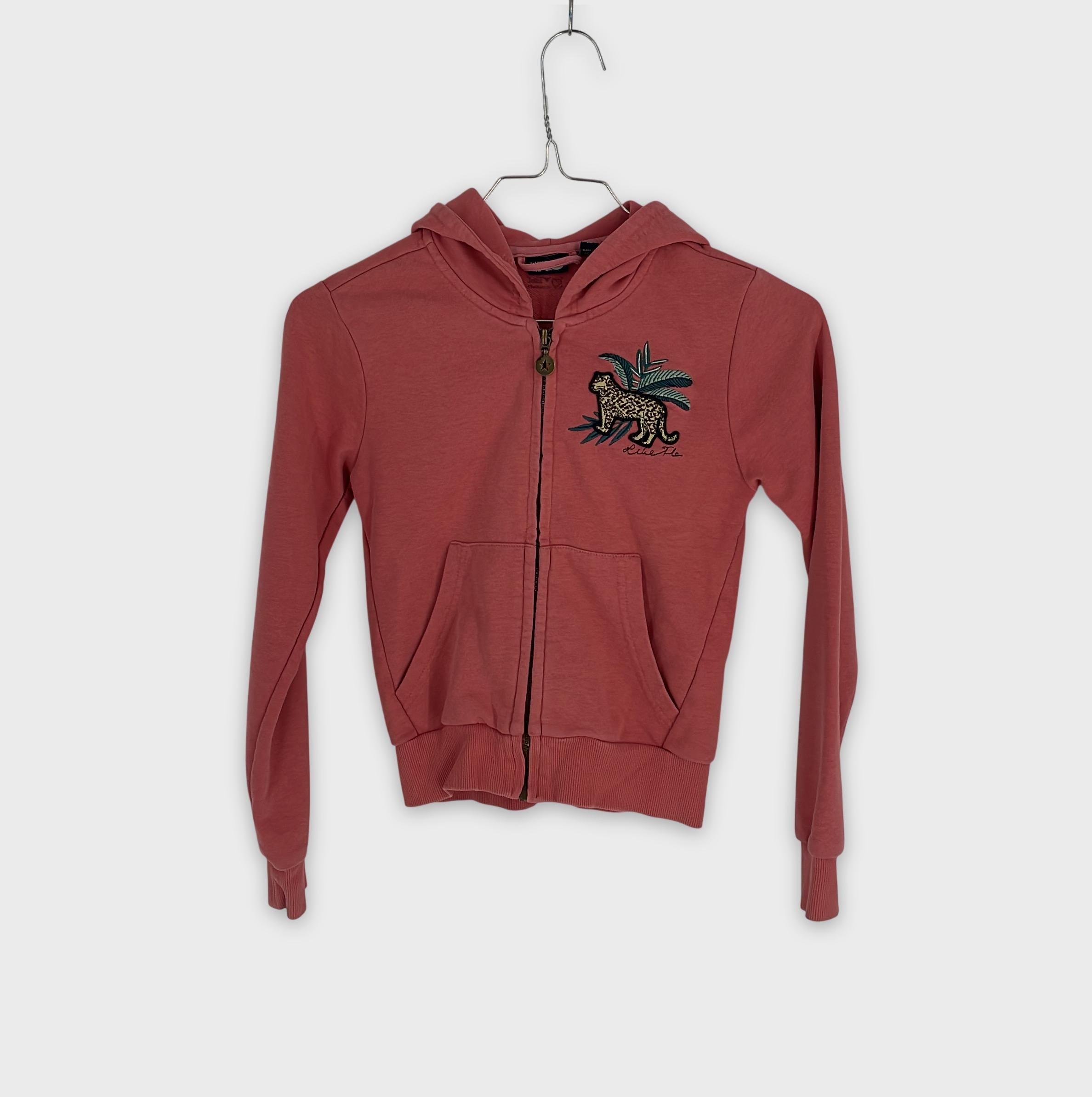 0-LIKE FLO - Sweat à capuche zippé - 10 ans