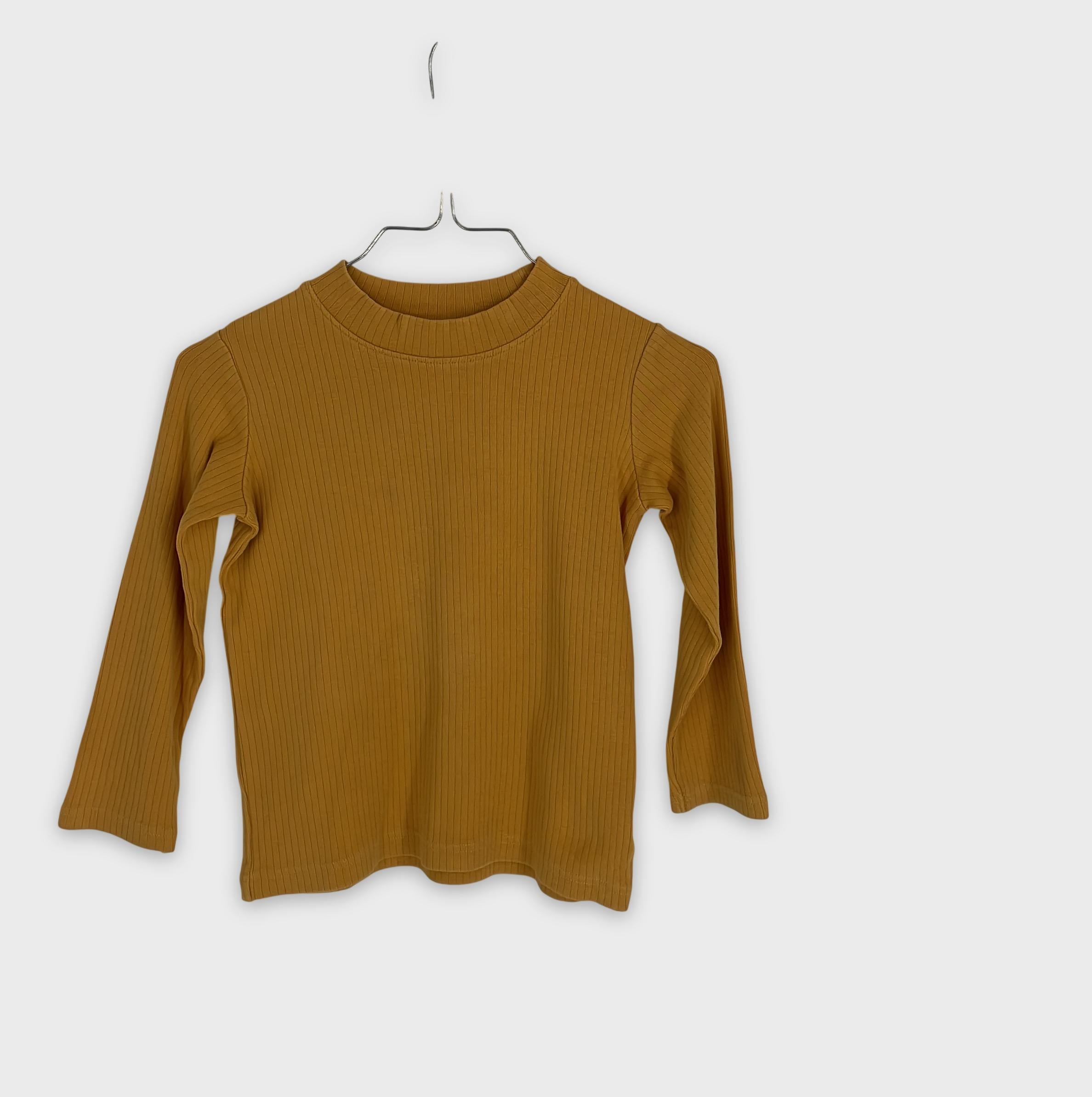 0-UNIQLO BABY - Haut à manches longues côtelé - 3Y
