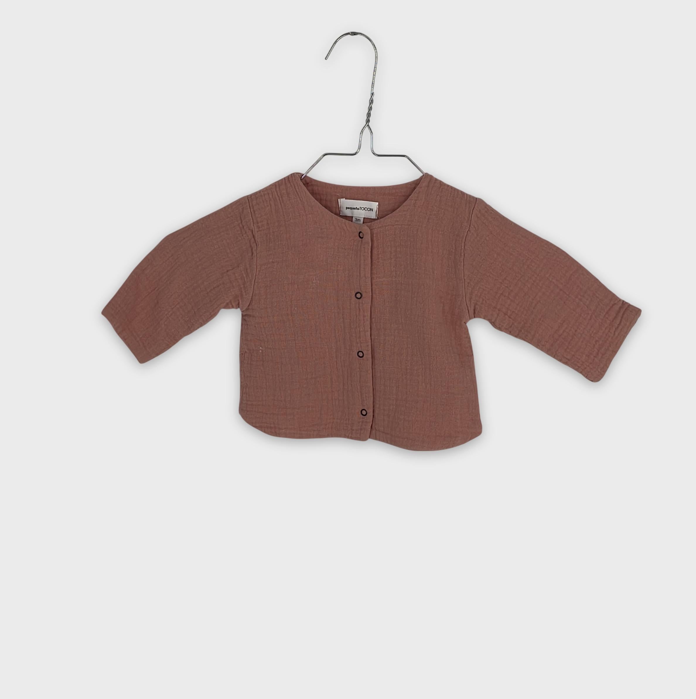 0-Pequeño TOCON - Gilet en mousseline de coton - 3 mois