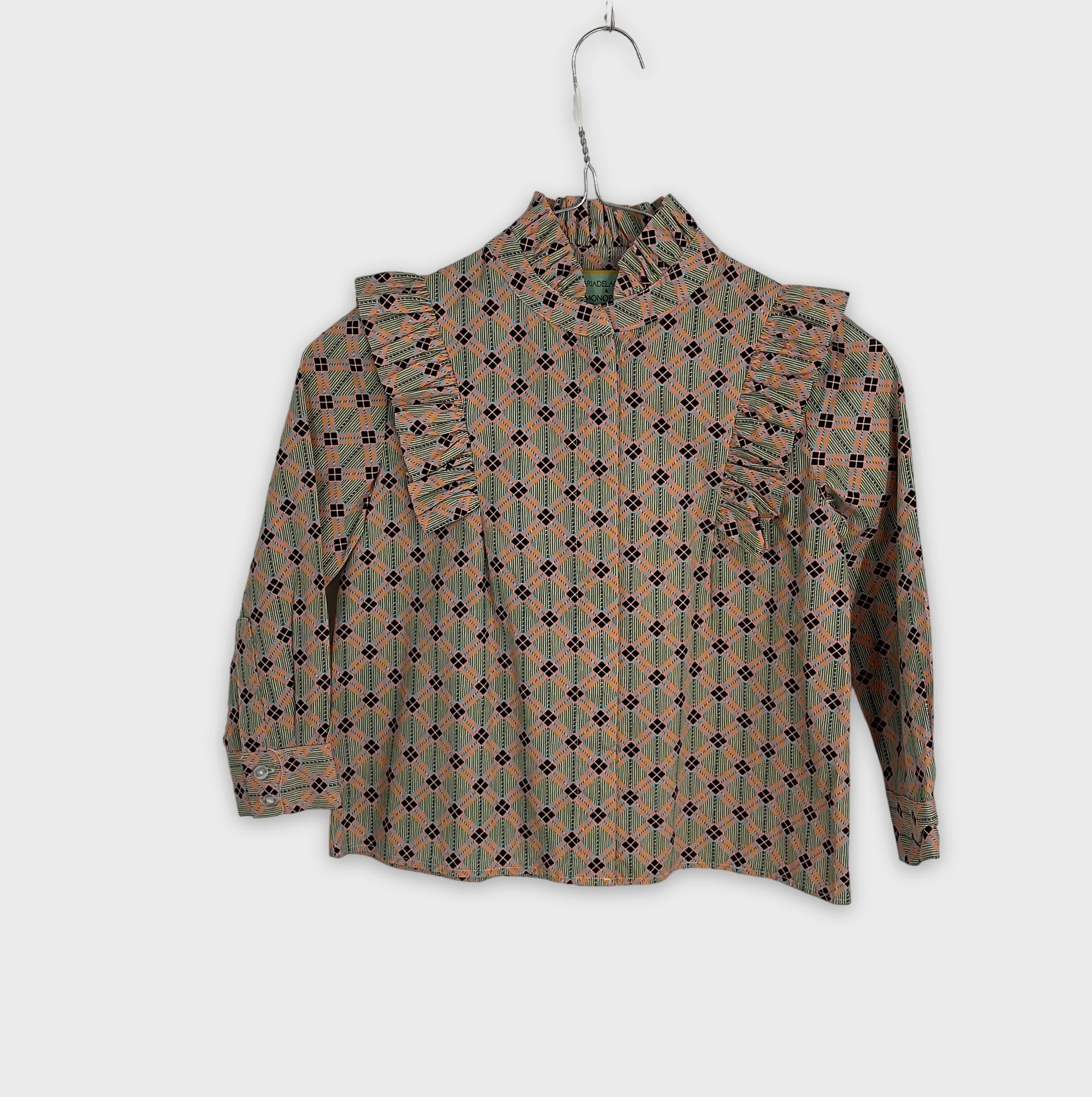 0-MARIADELAORDEN & MONOPRIX - Blouse à motifs - 5-6 ans