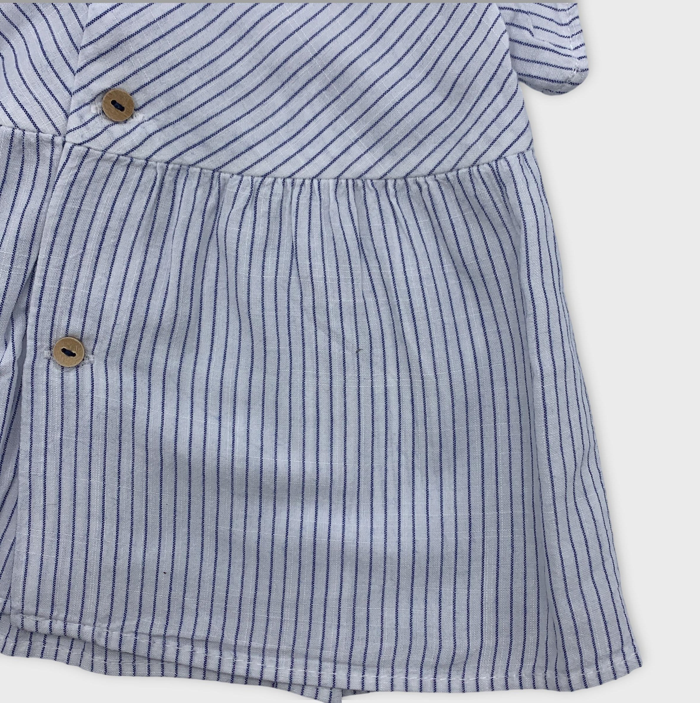 0-Non Identifiée - Blouse Rayée - Taille M