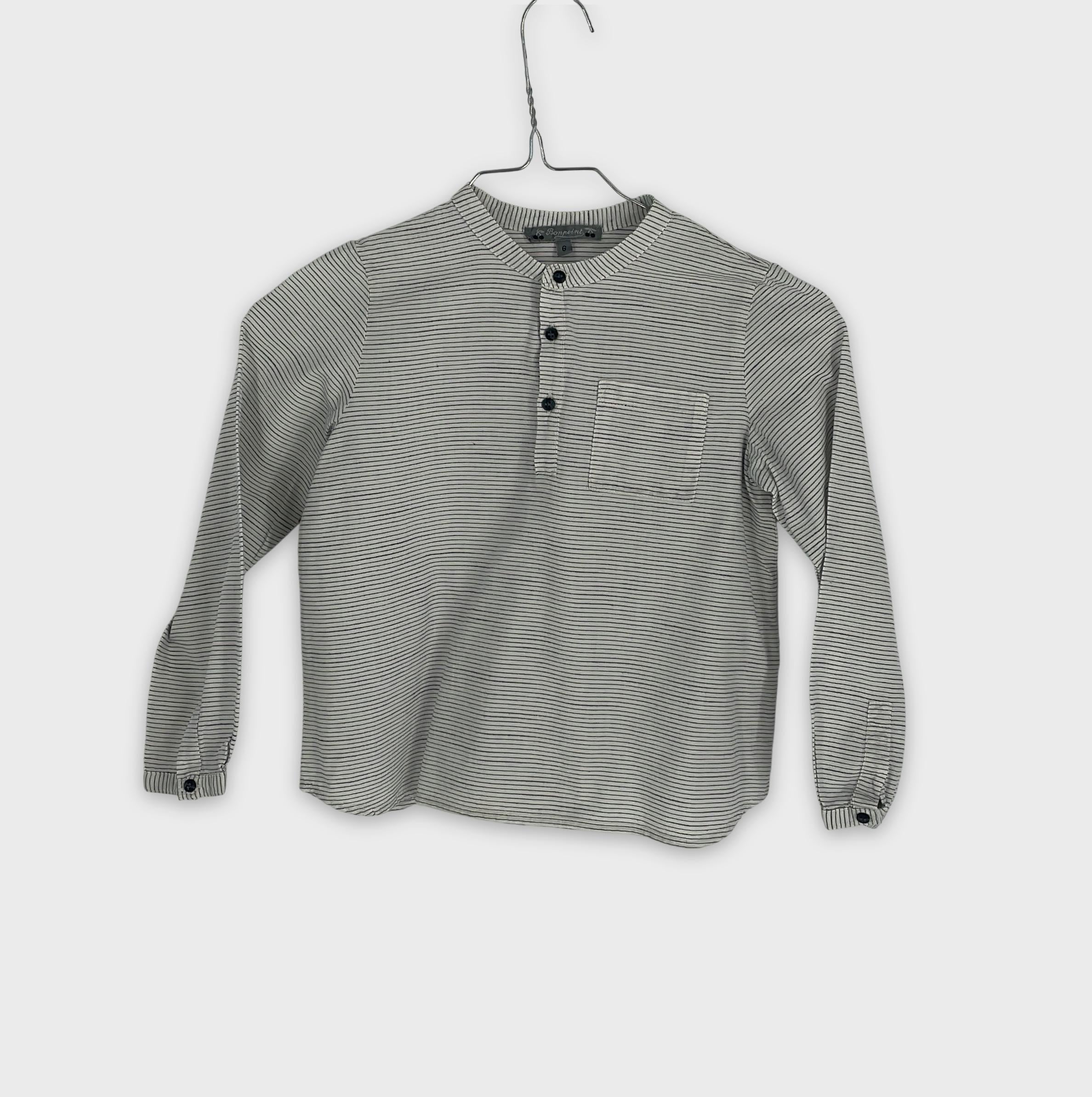 0-Bonpoint - Chemise à rayures - Taille 6 ans