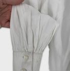 0-Unknown - Blouse Blanche Manches Longues à Volants - Taille Unique