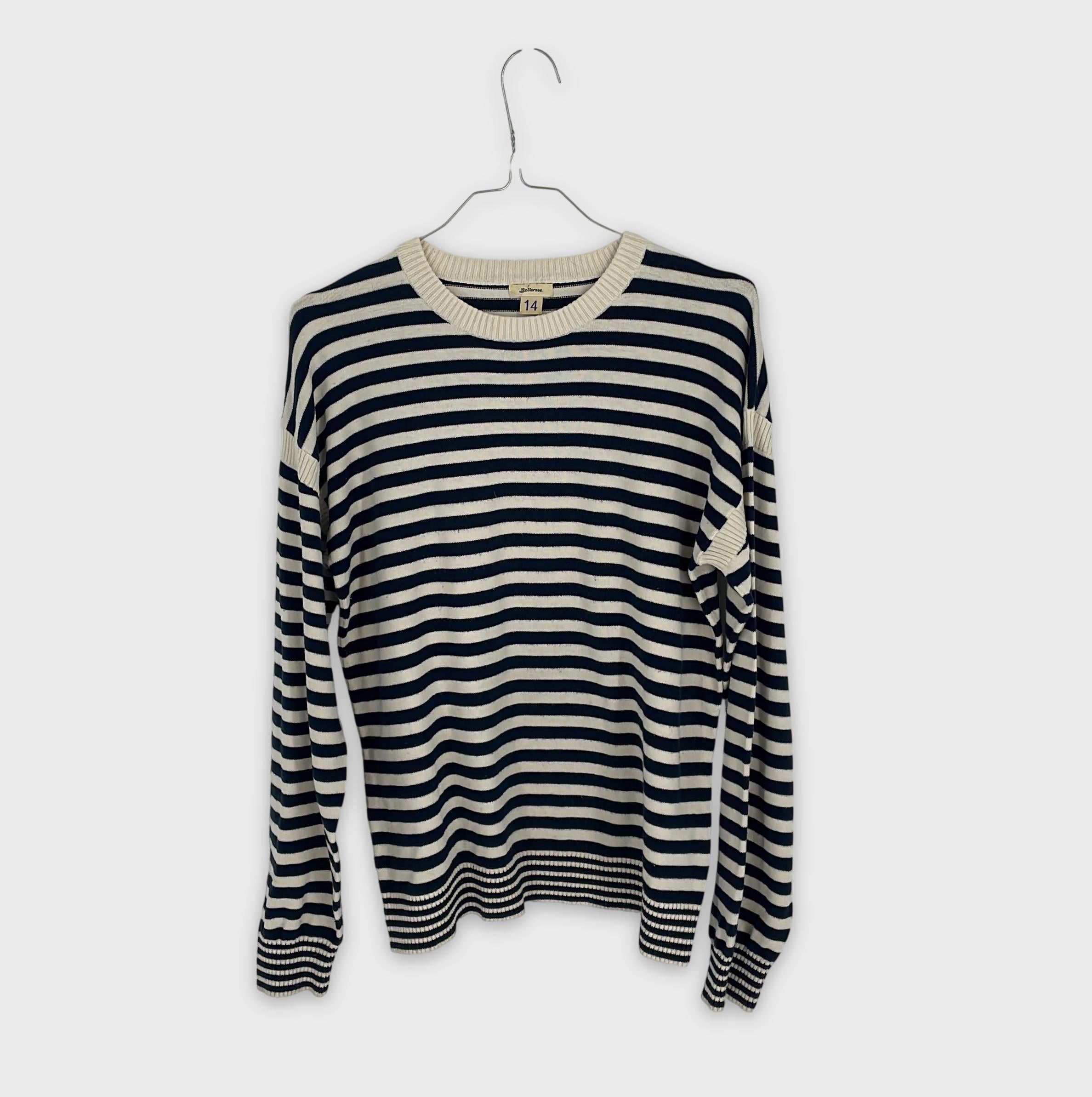 0-Betterose - Pull Marinière - Taille 14