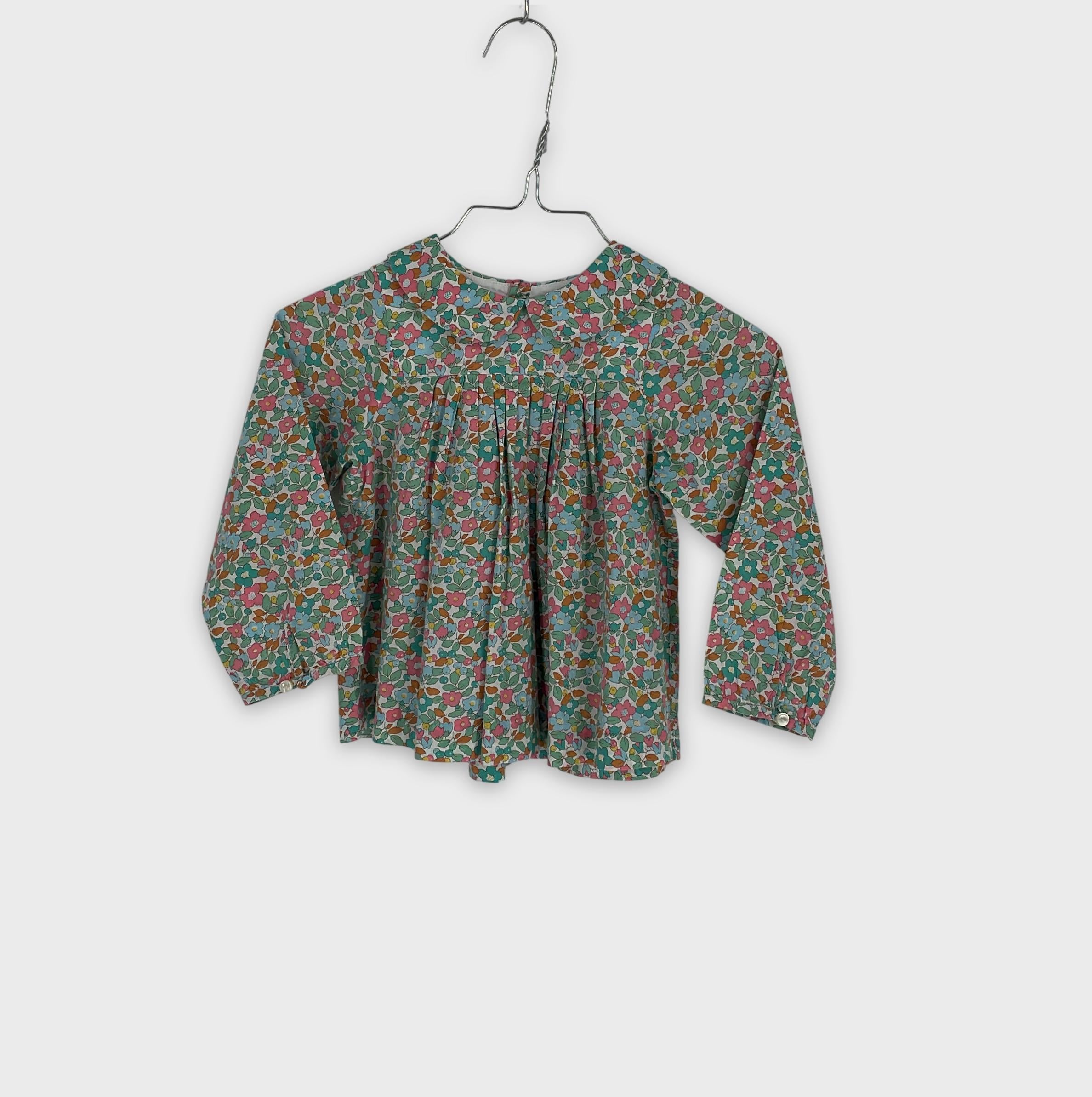 0-Jacadi - Blouse Florale - 36M / 96cm