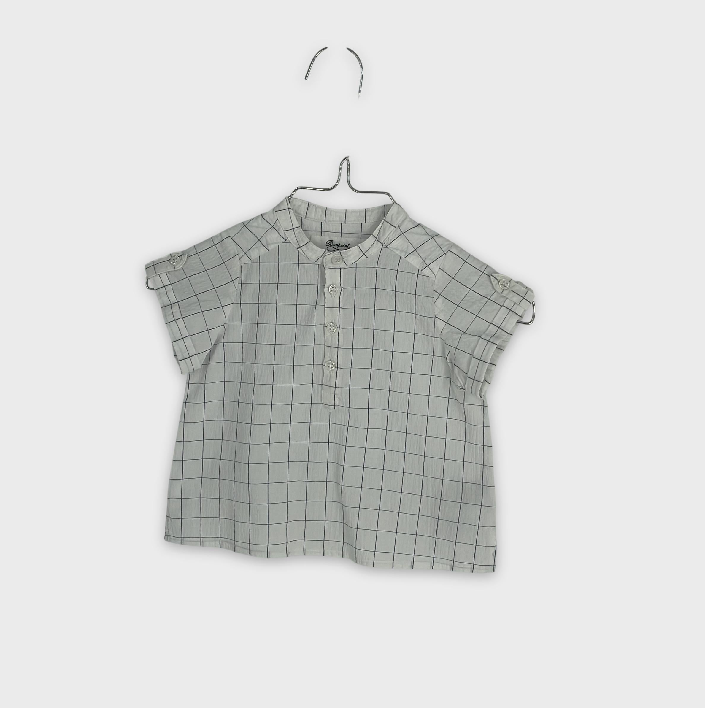 0-Bonpoint - Chemise à carreaux - 12M