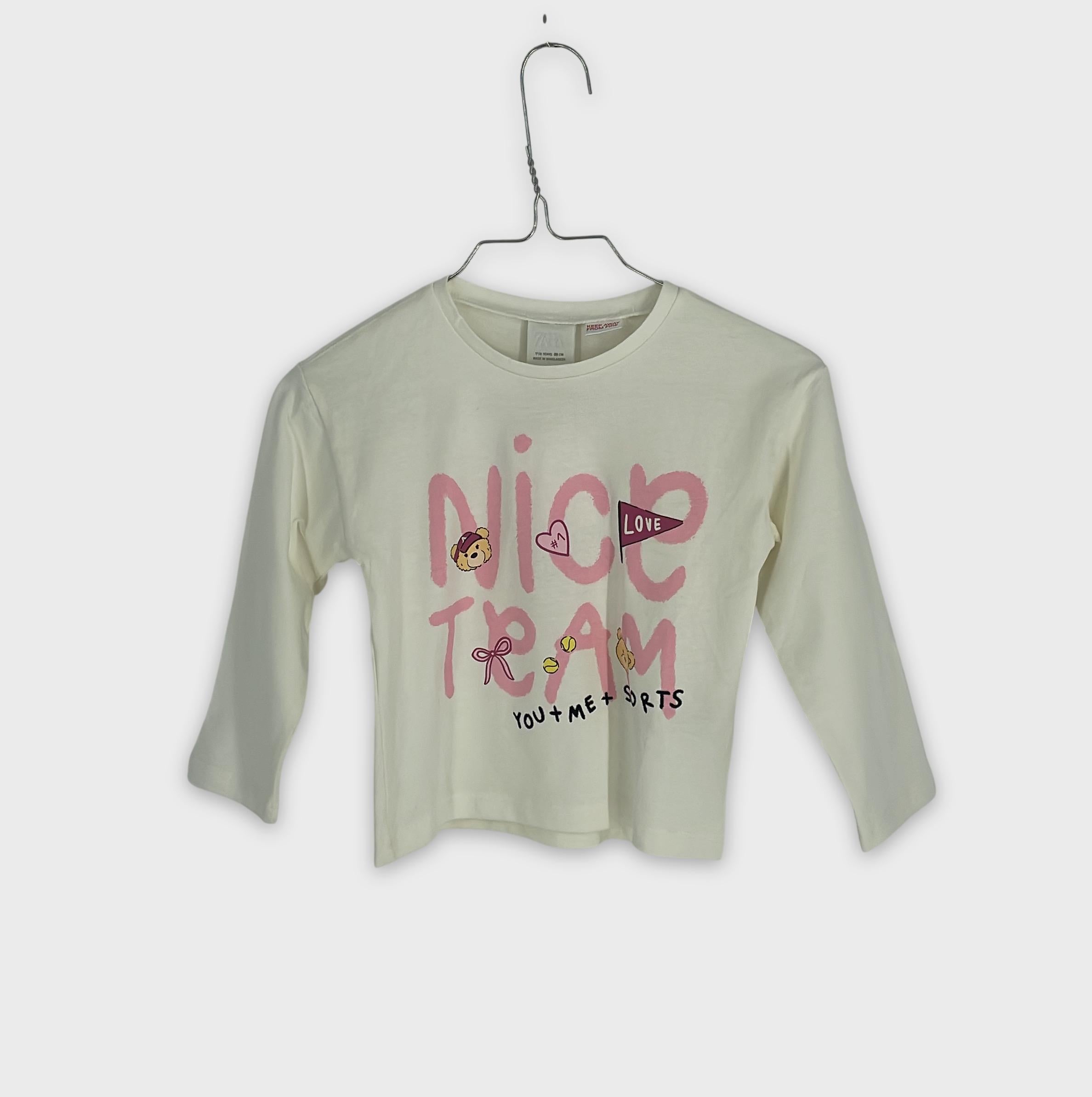 0-ZARA - T-shirt manches longues - 1 1/2 ans (86 cm)