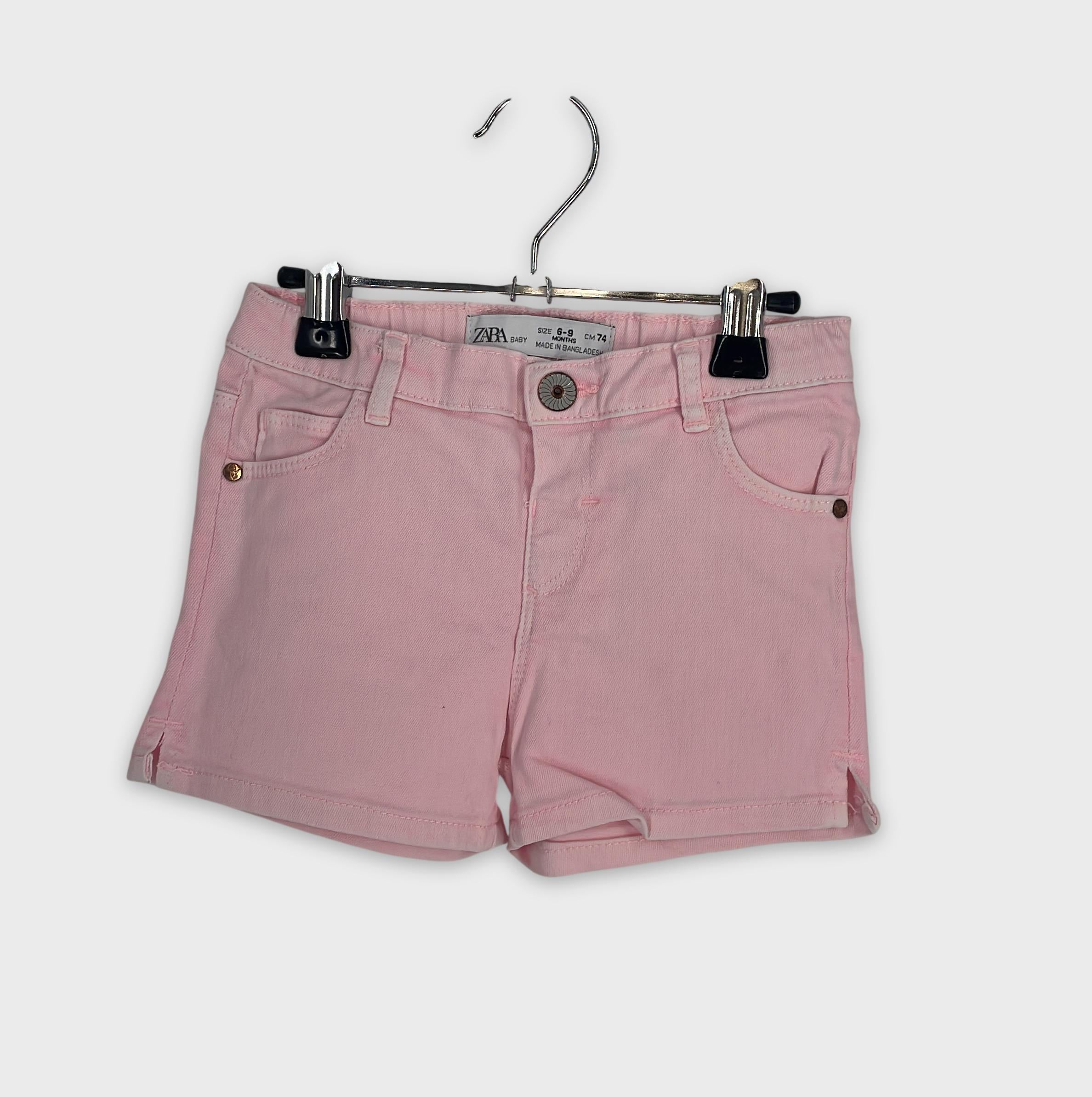 0-ZARA - Short en jean - 6-9 Mois