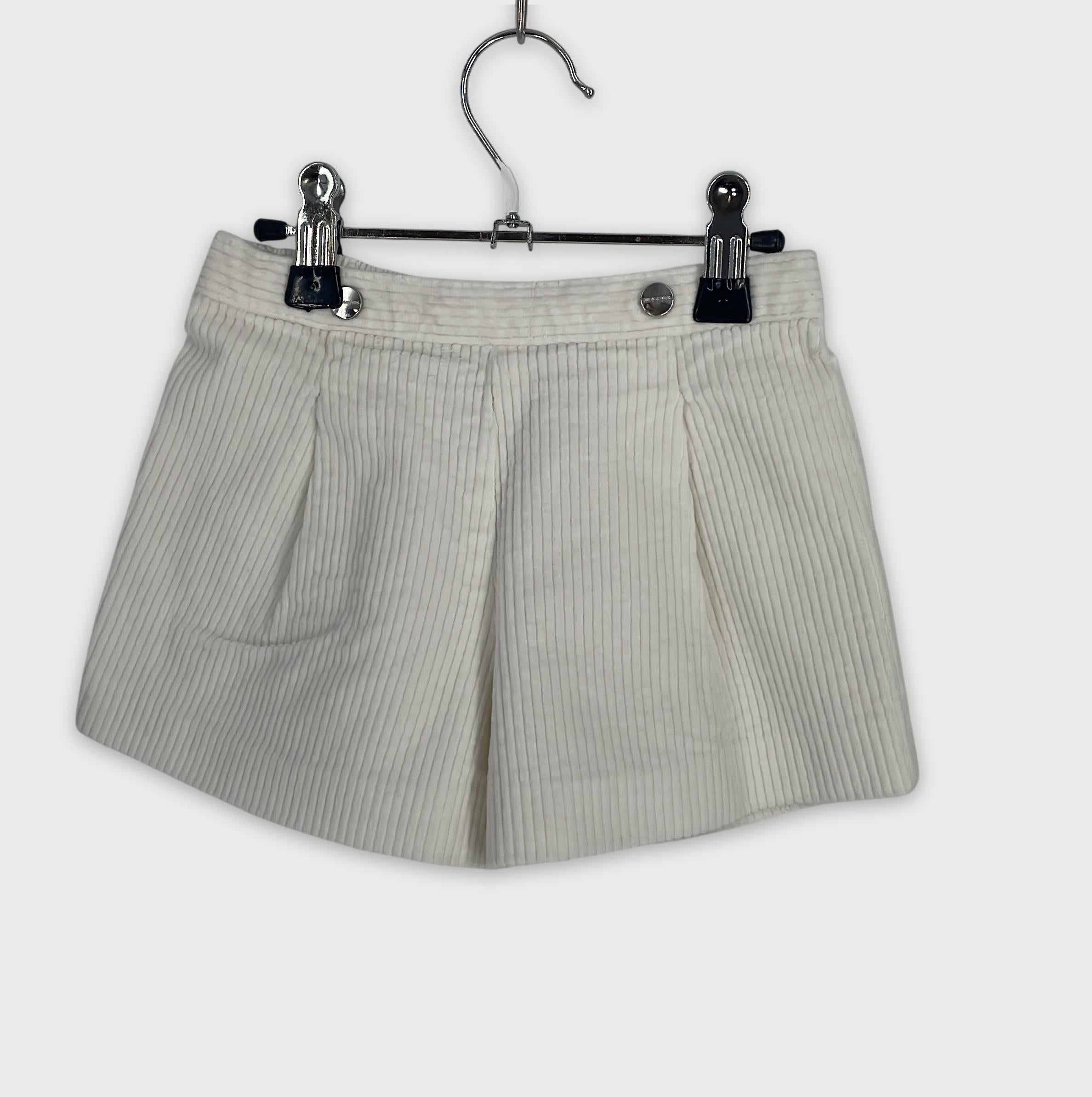 0-Jacadi - Short en Coton Côtelé - 24M