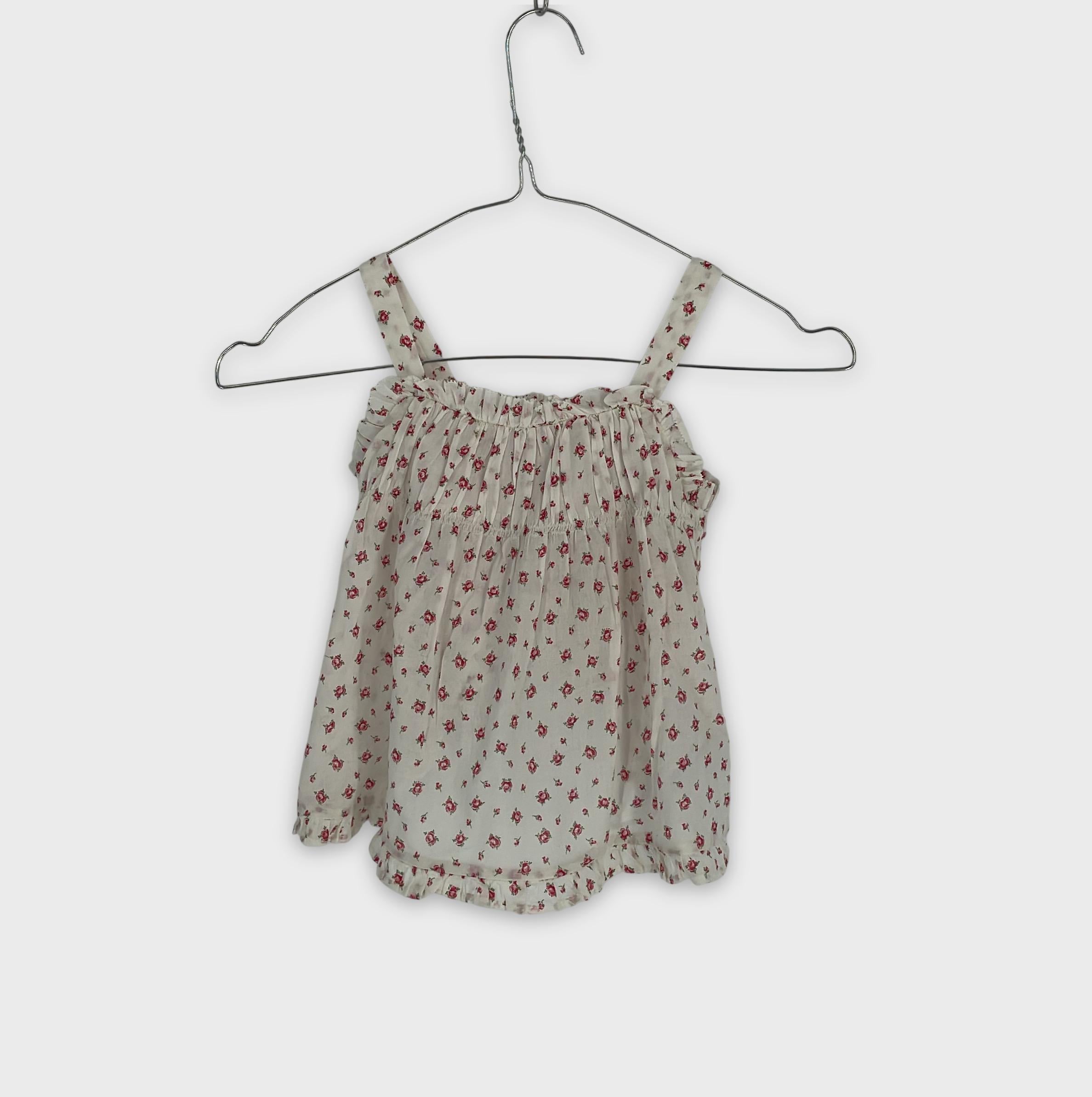 0-Inconnue - Blouse Fleurie - Enfant