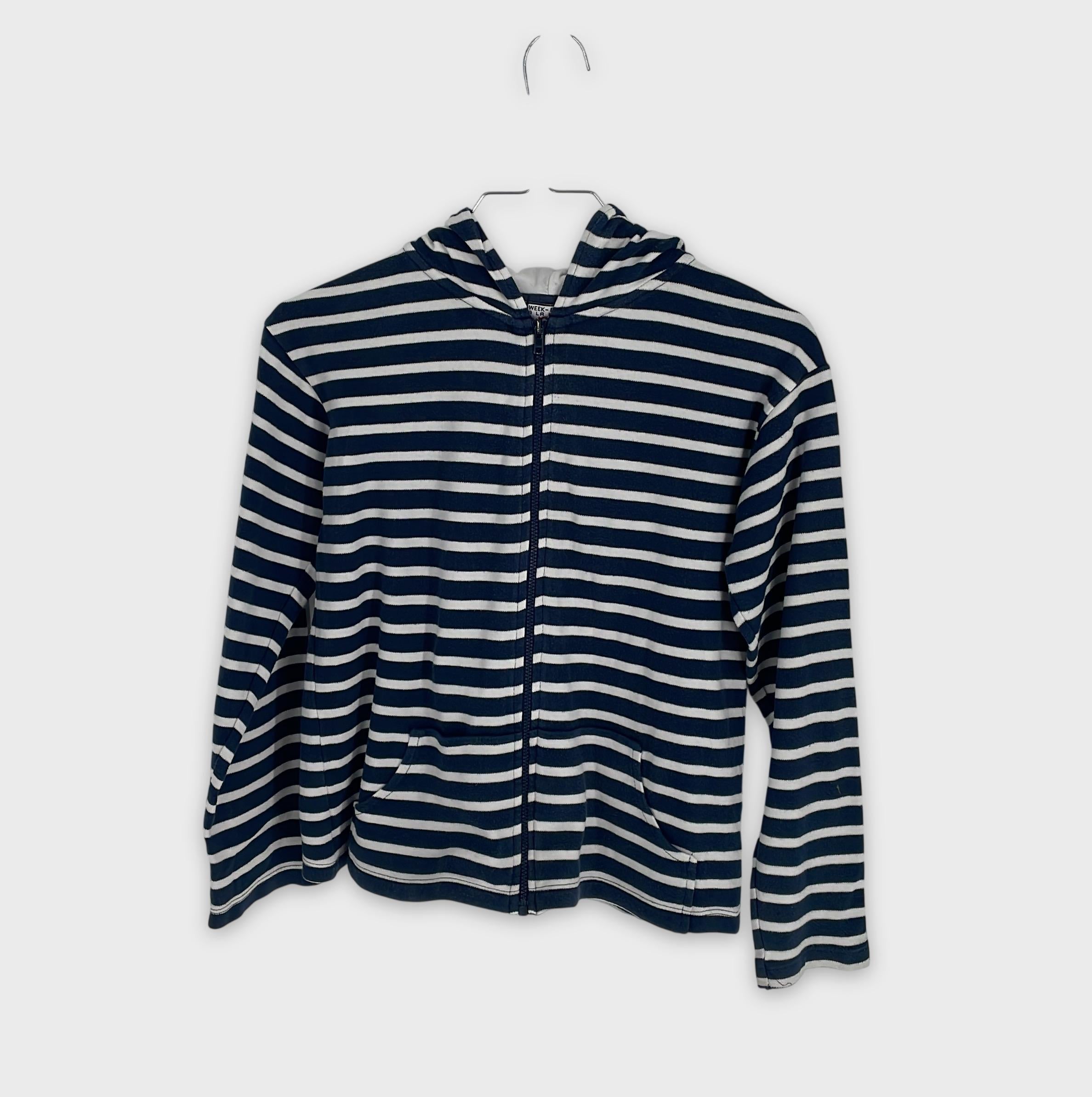 0-WEEK-END A LA MER - Veste zippée rayée - Taille inconnue