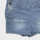 0-AO 76 - Short en jean rayé - Inconnu