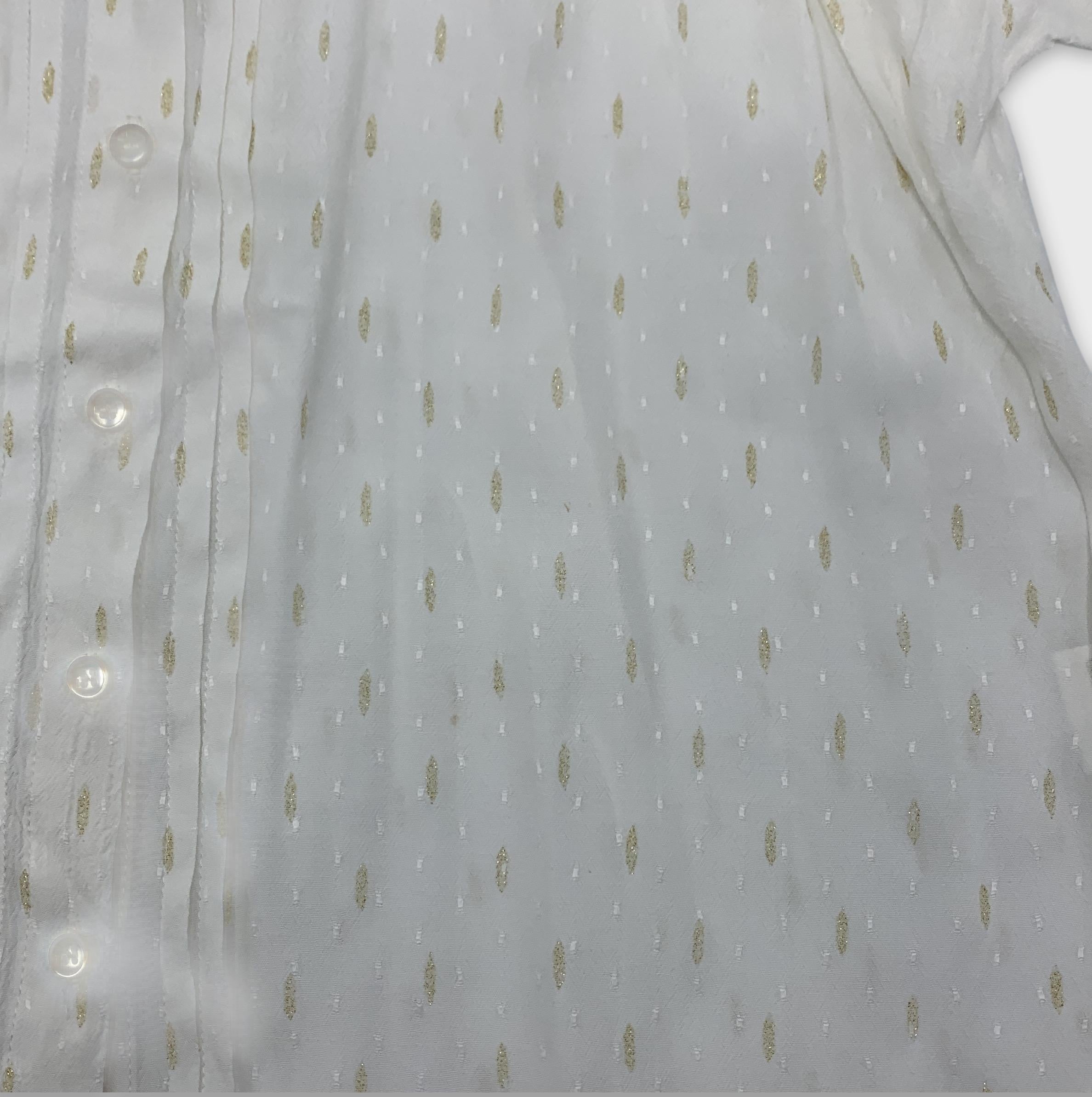 0-Inconnu - Blouse à pois brillants - Inconnu