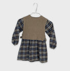 0-ZARA - Robe pull à carreaux - 3-4 Ans