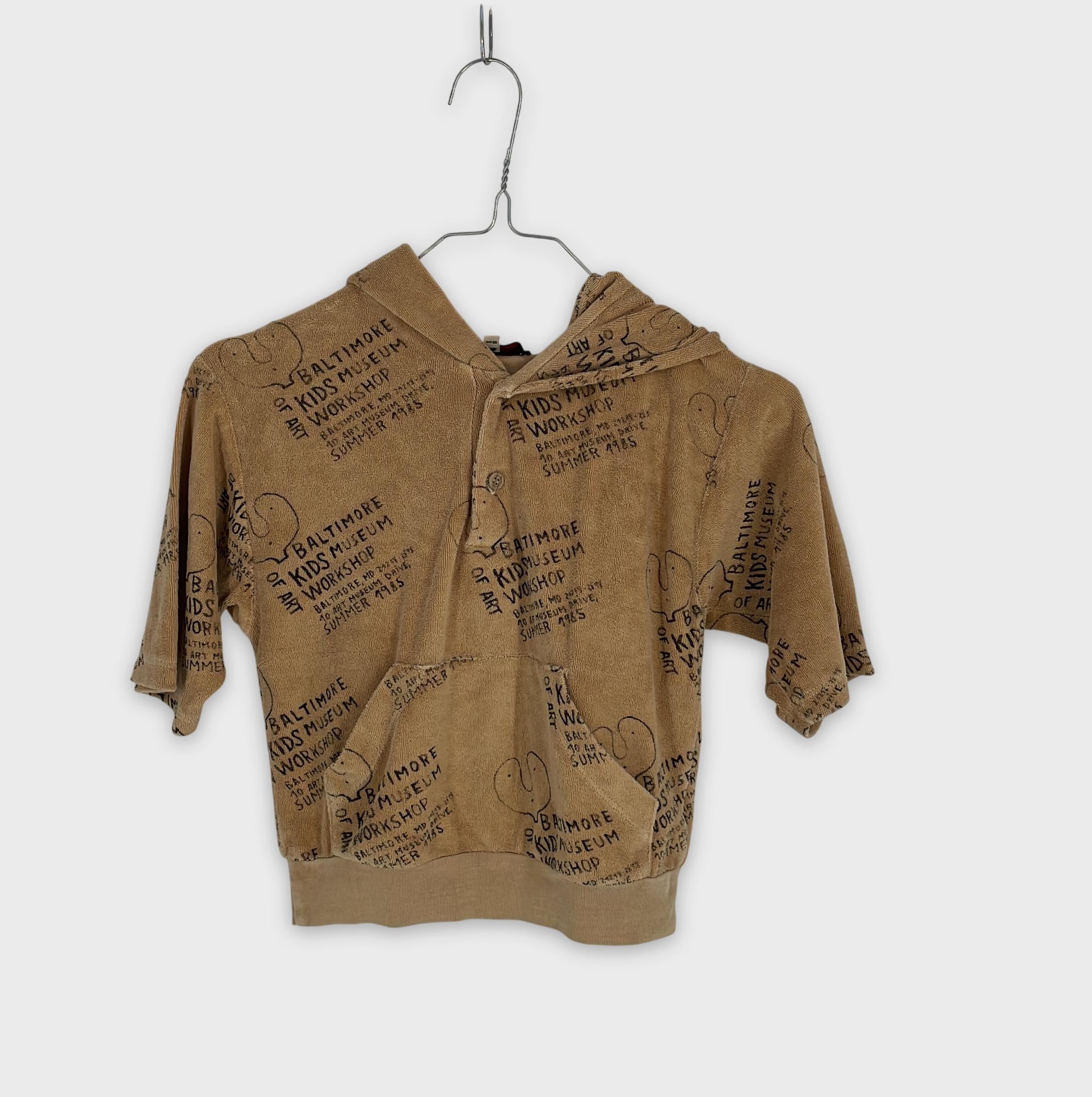 0-The Animals Observatory - Sweat à capuche en éponge imprimé - Taille 4 ans