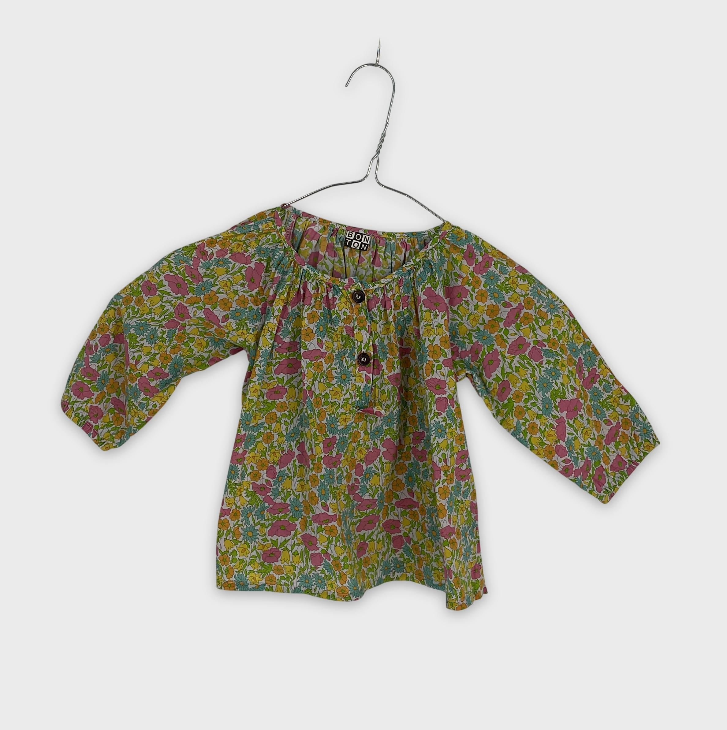 0-BONTON - Blouse florale - Taille 3 ans