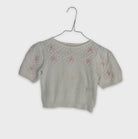0-Morley - Pull en maille fleuri - Taille 3 ans